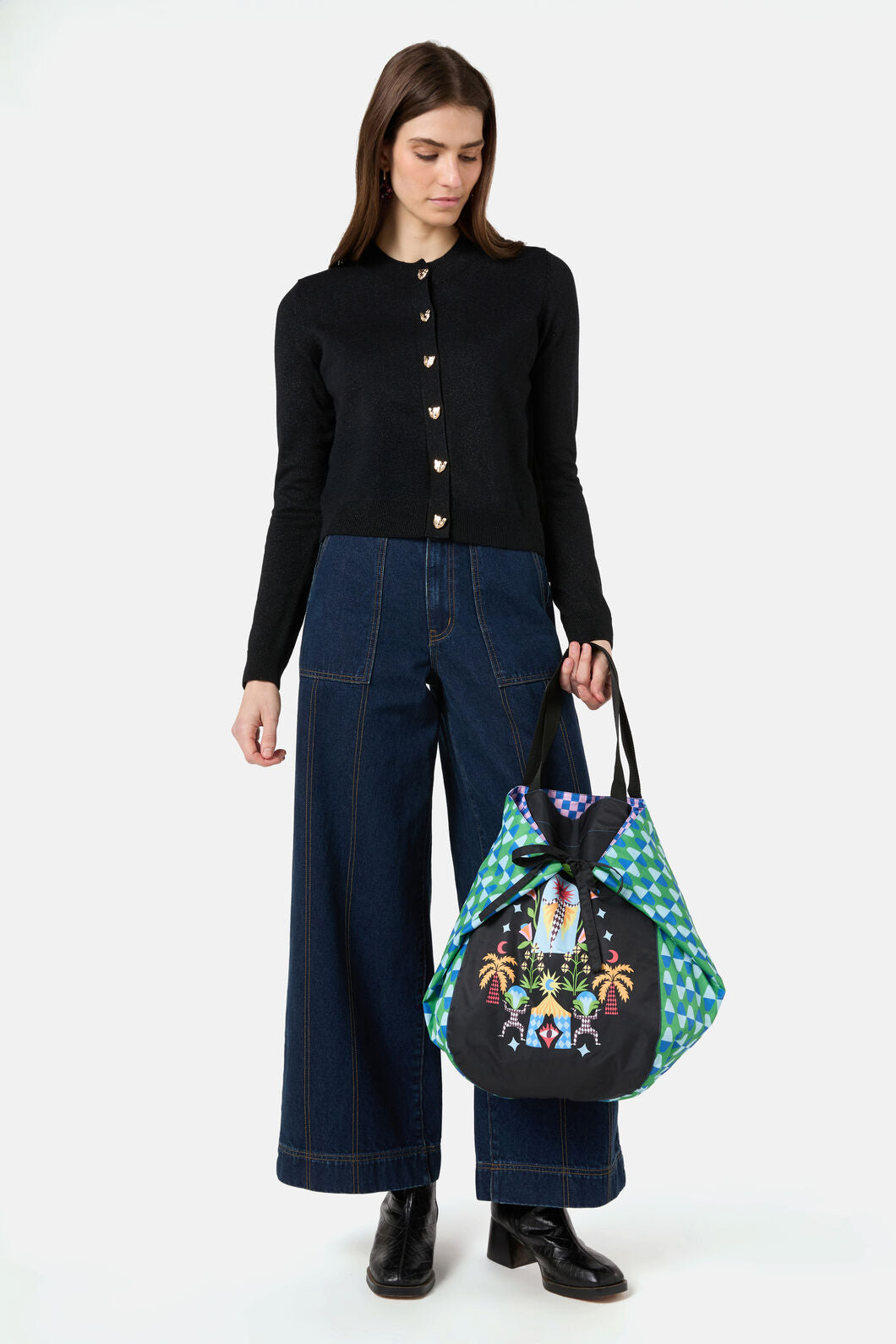 Gorman - Astor Tiger Cardigan - black