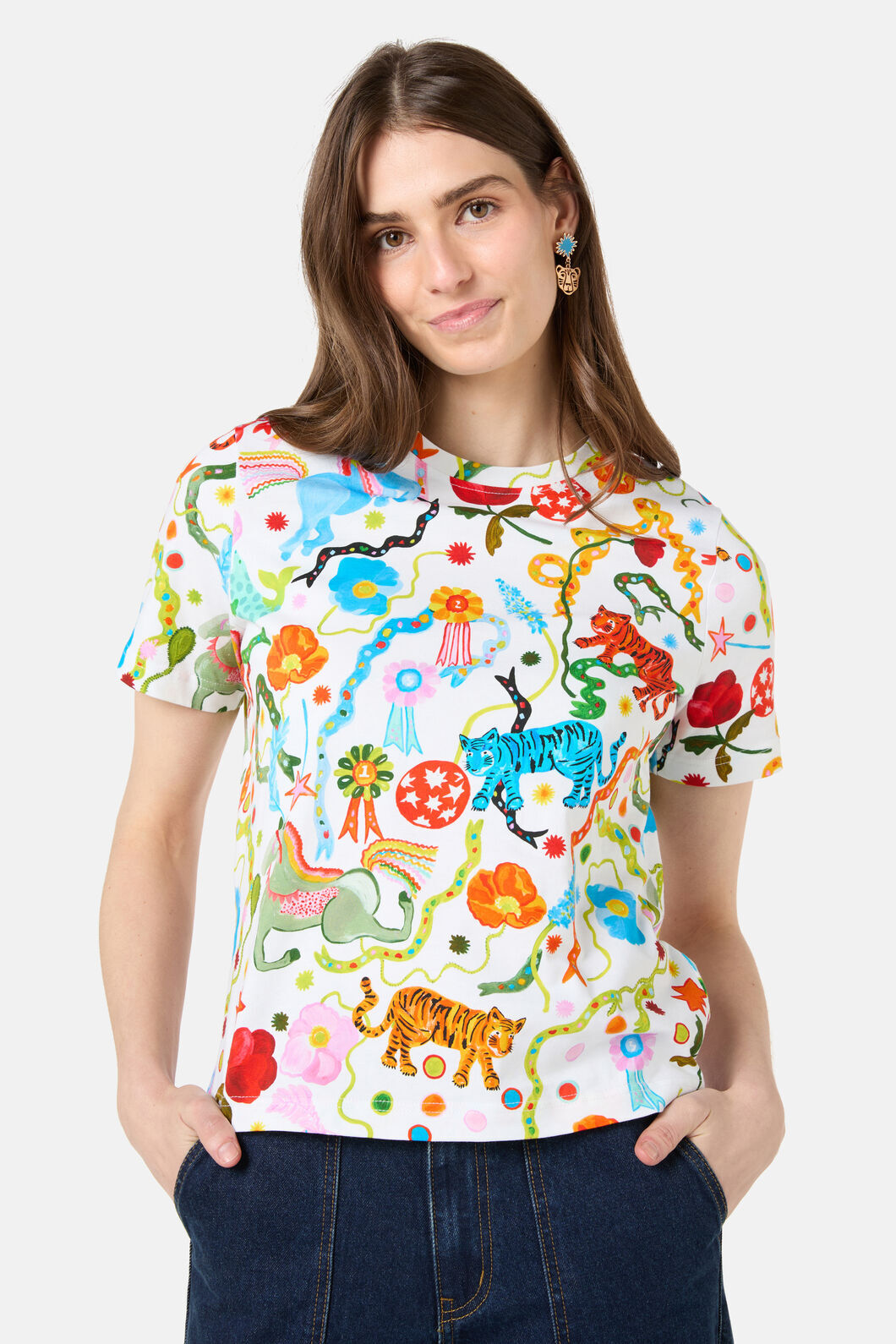 Gorman - Parade Yardage Classic Tee - print