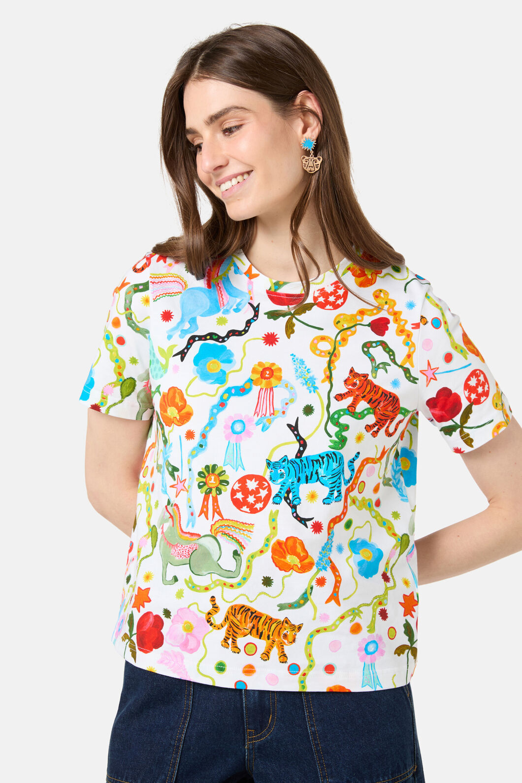 Gorman - Parade Yardage Classic Tee - print