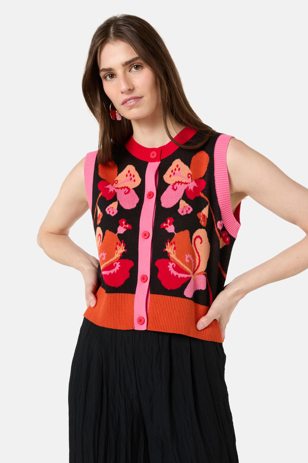 Gorman - Flora Aurora Knit Vest - multi