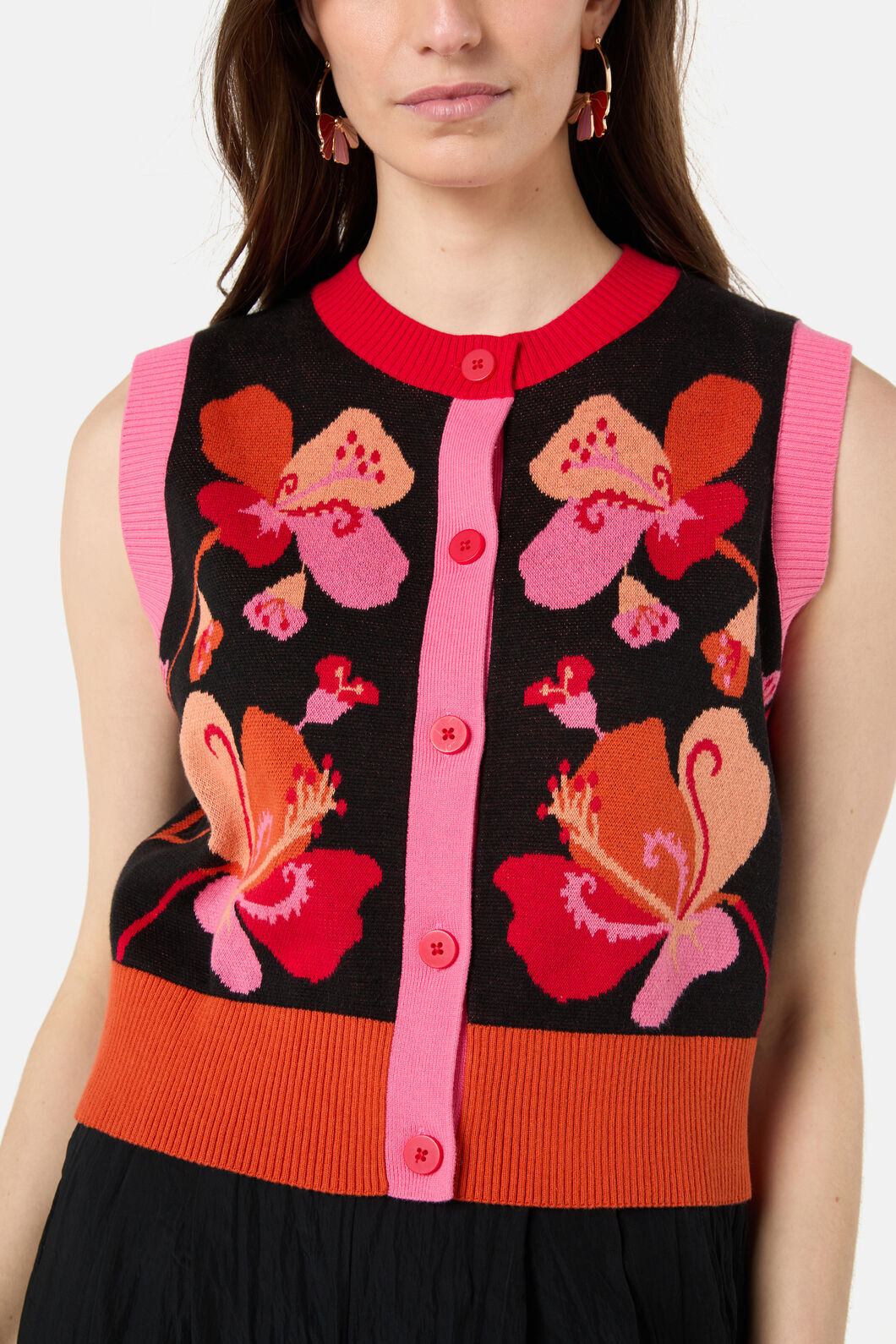 Gorman - Flora Aurora Knit Vest - multi