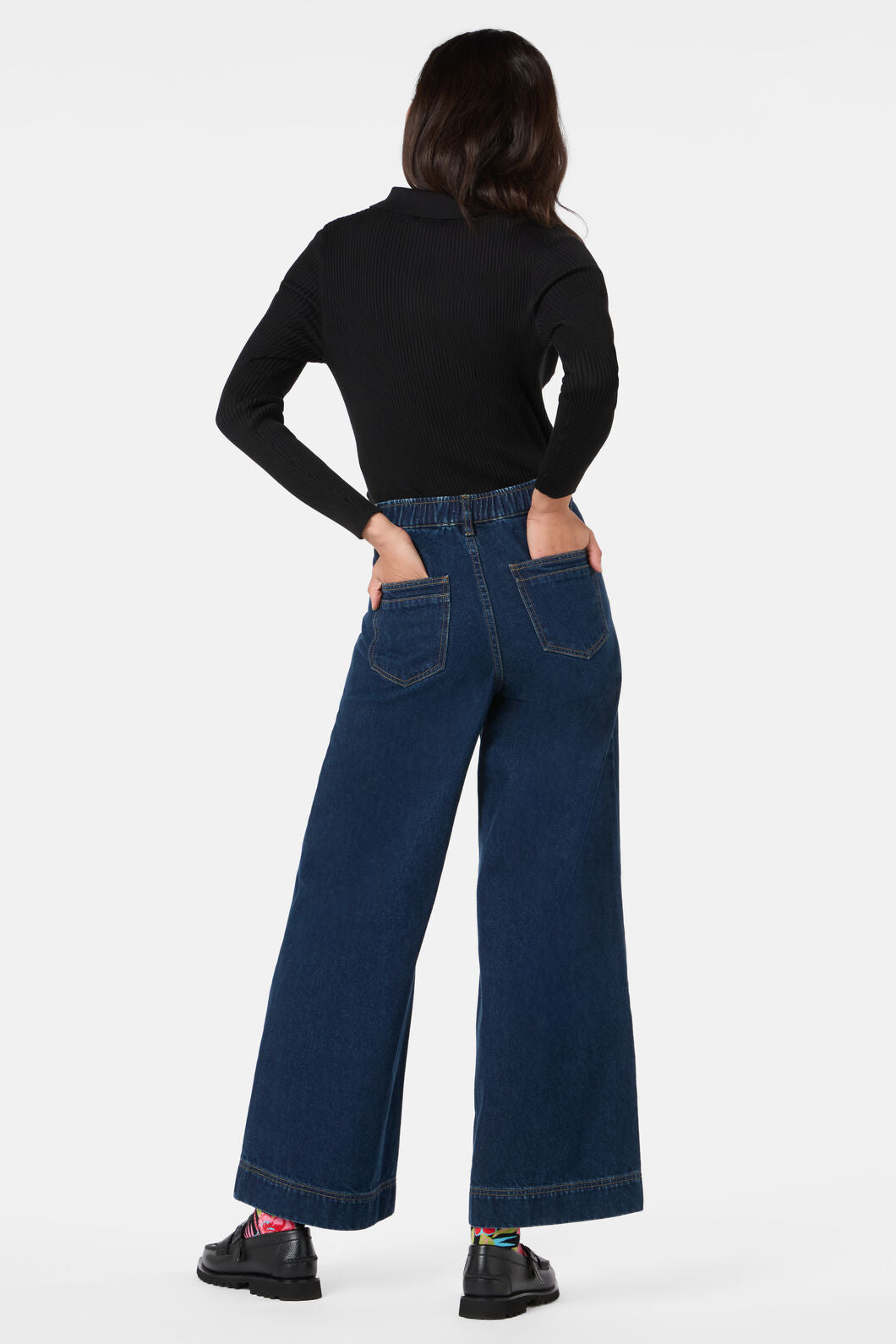 Gorman - Scarlett Wide Leg Denim Jean - indigo