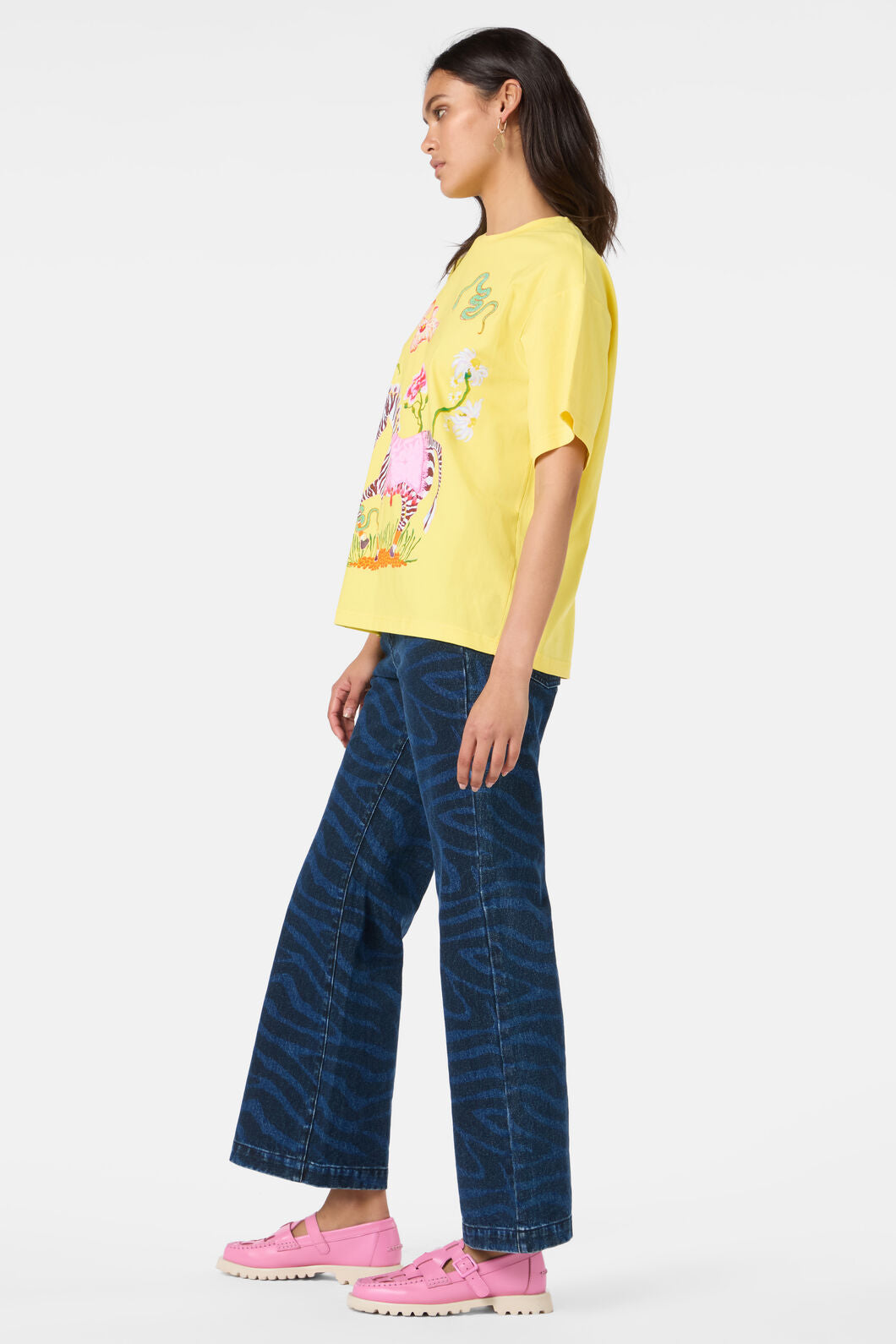 Gorman - Zebra Placement OS Tee - print