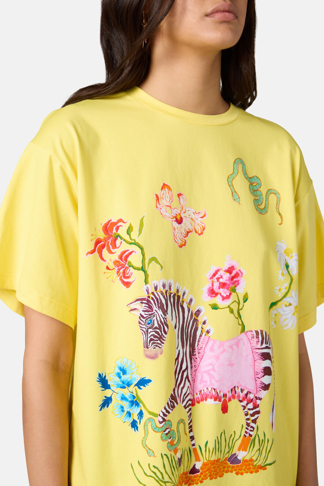 Gorman - Zebra Placement OS Tee - print