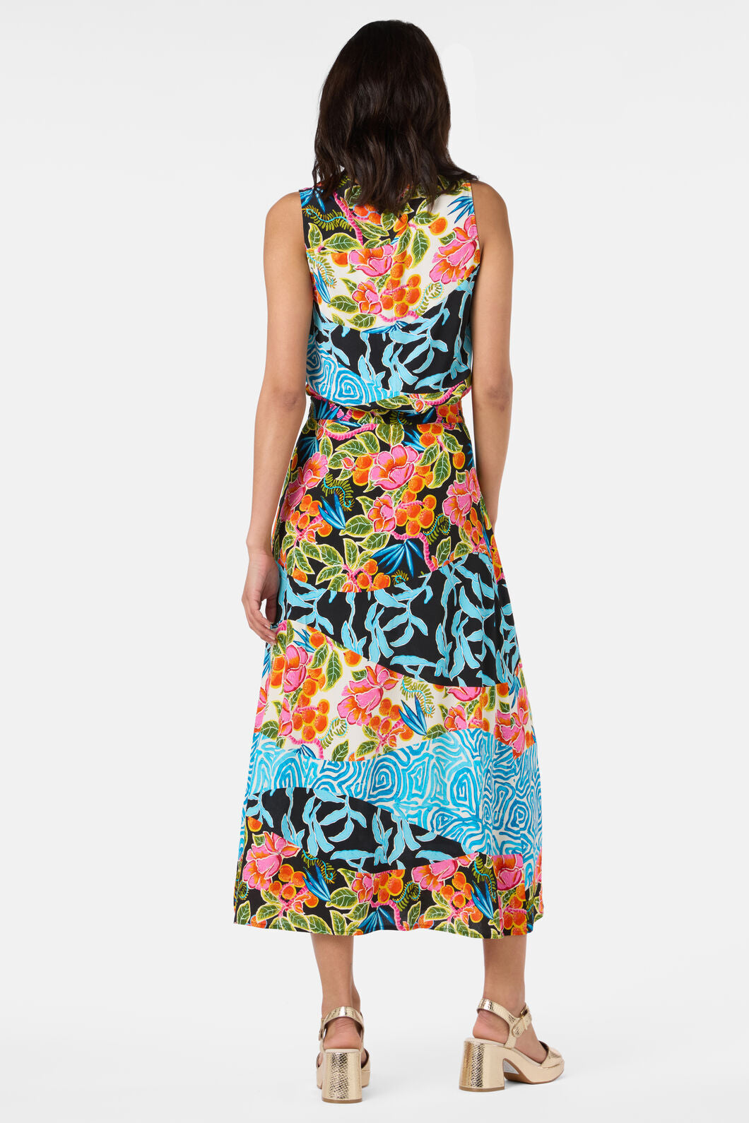 Gorman - Plum Harvest Patchwork Skirt - print