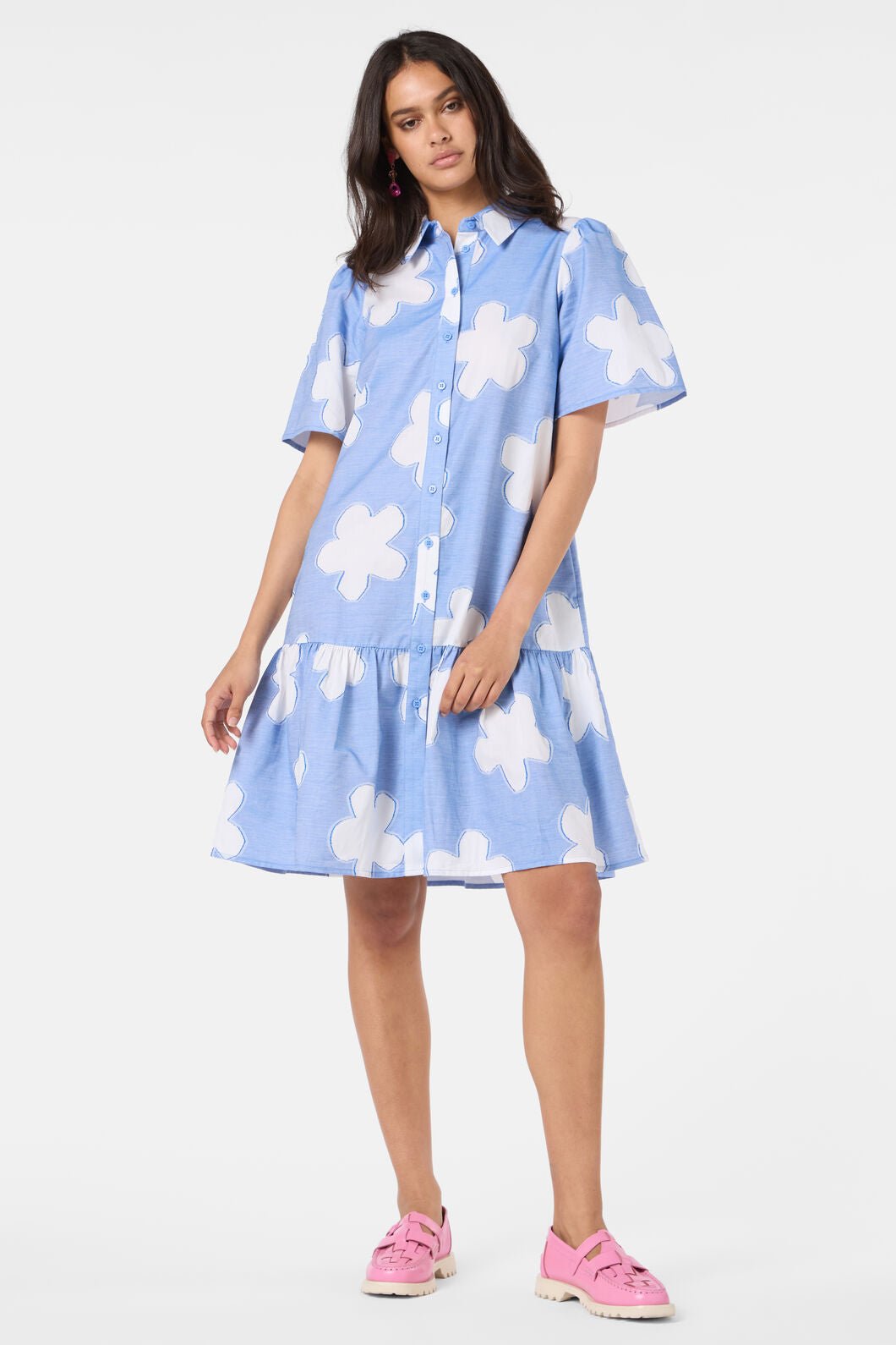 Gorman - Cut Daisies Dress - blue