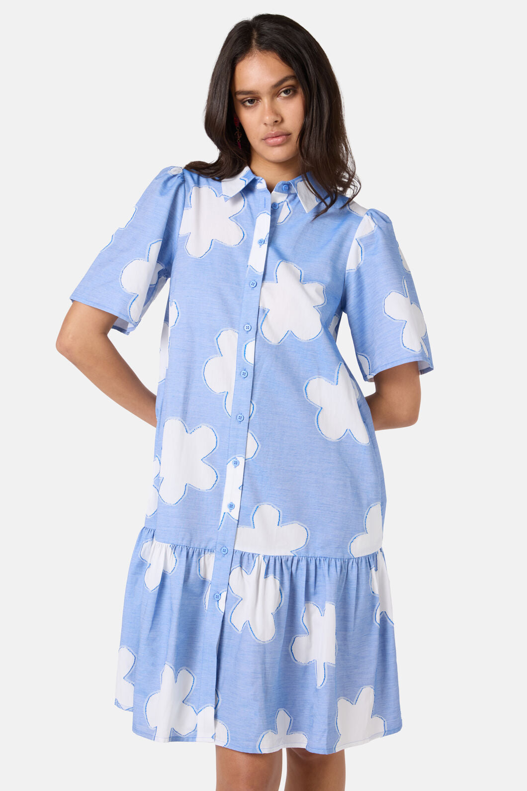 Gorman - Cut Daisies Dress - blue