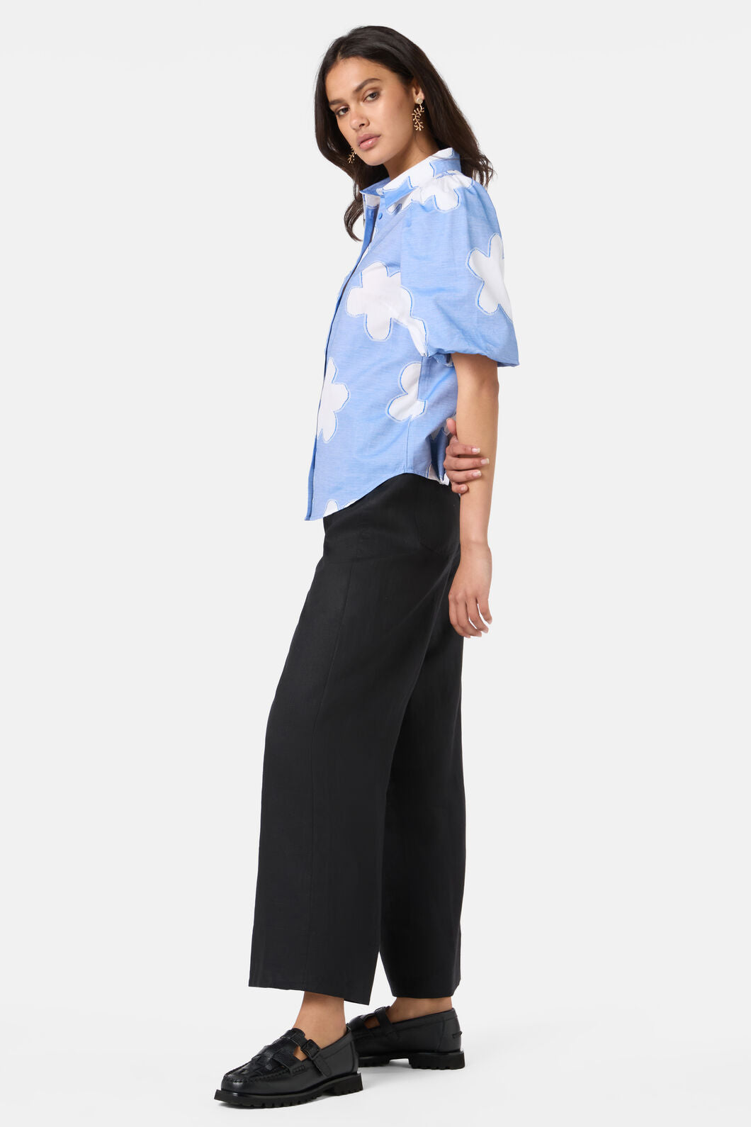 Gorman - Cut Daisies Shirt - blue