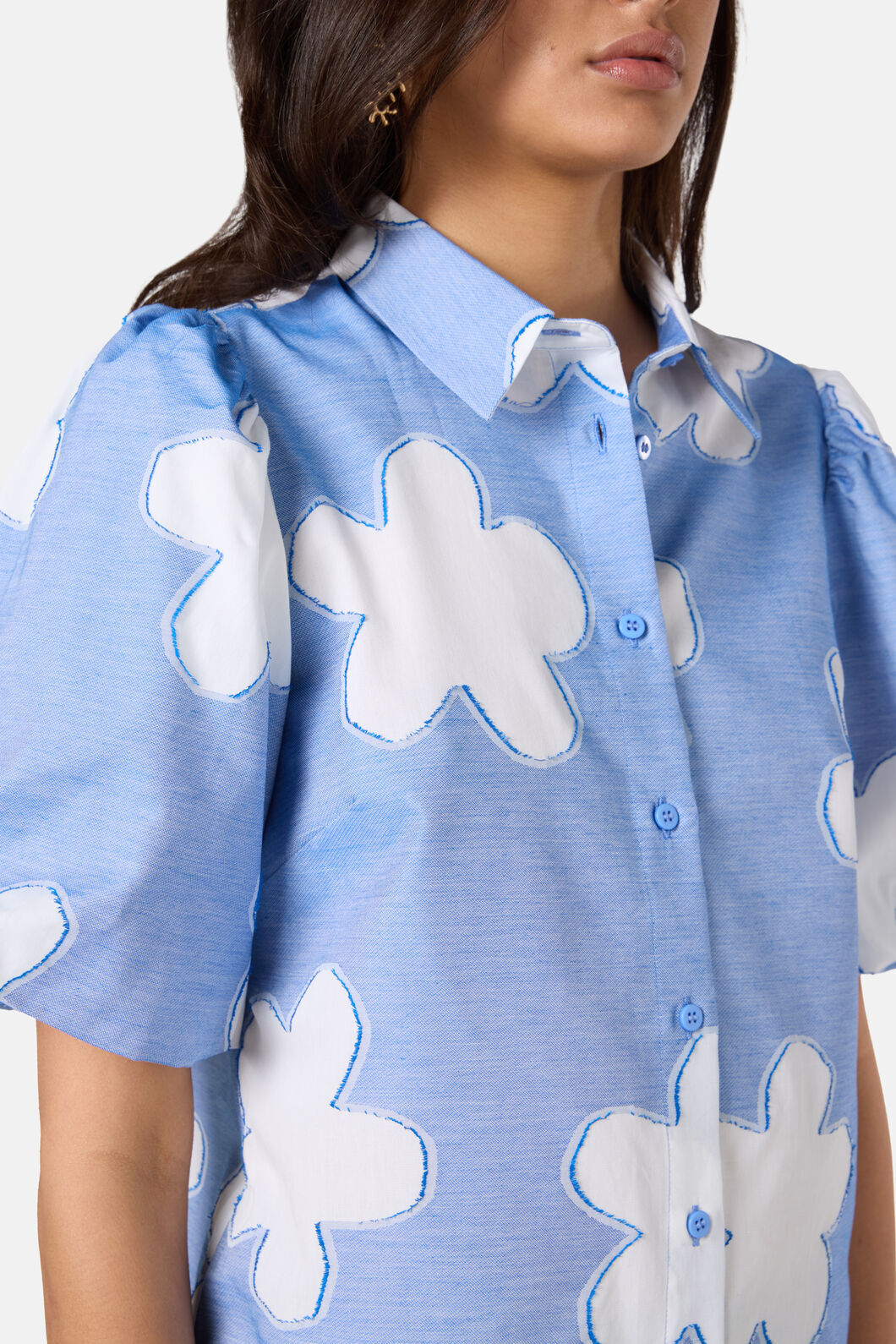 Gorman - Cut Daisies Shirt - blue