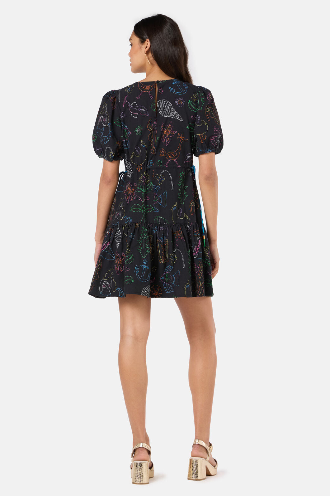 Gorman - Sirena Rope Smock Dress - print