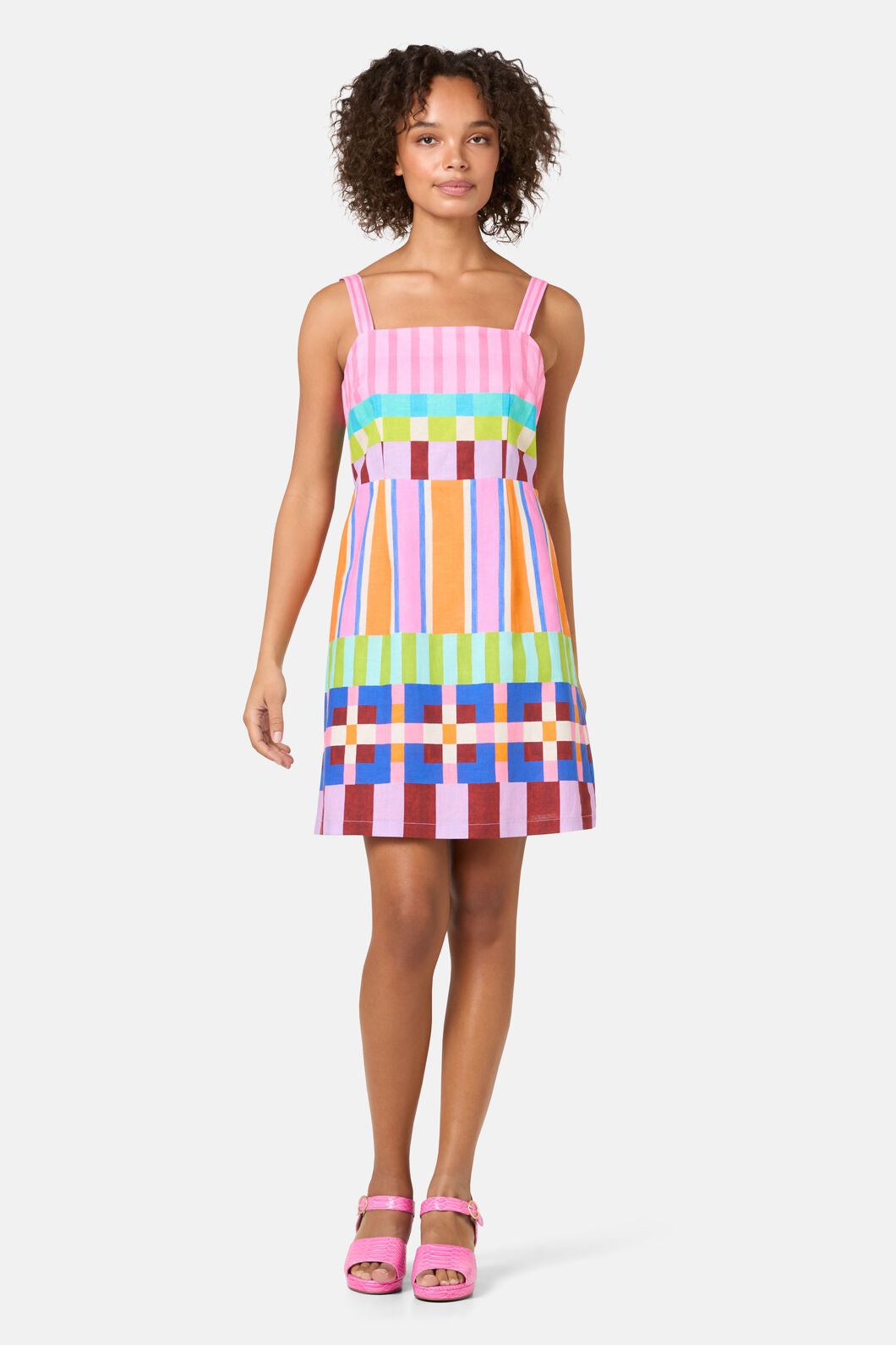 Gorman - HOLIDAY STRIPE MINI DRESS - print