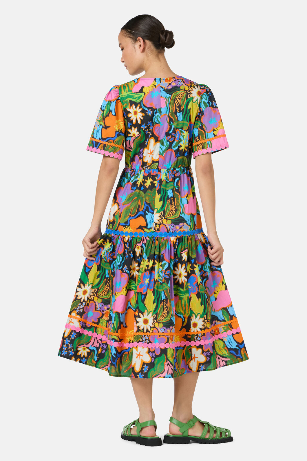 Gorman - Midnight Garden Tiered Dress - print