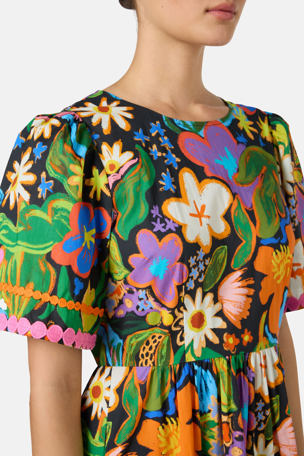 Gorman - Midnight Garden Tiered Dress - print