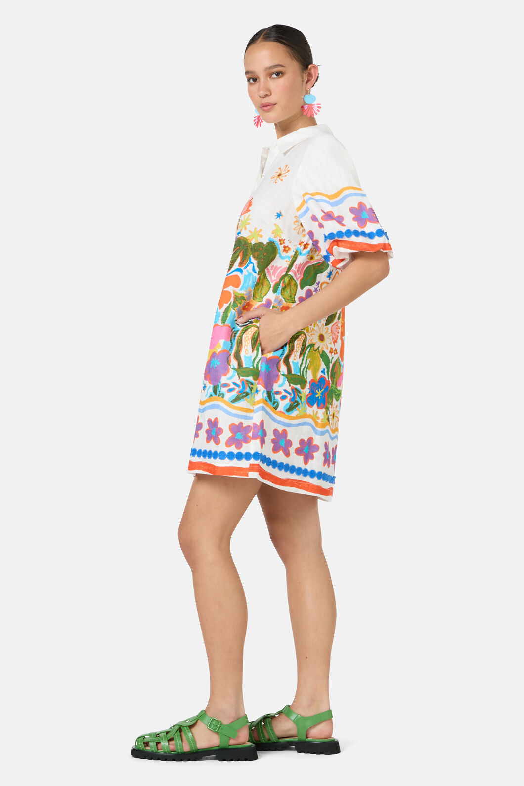 Gorman - Midnight Garden Shirt Dress - print