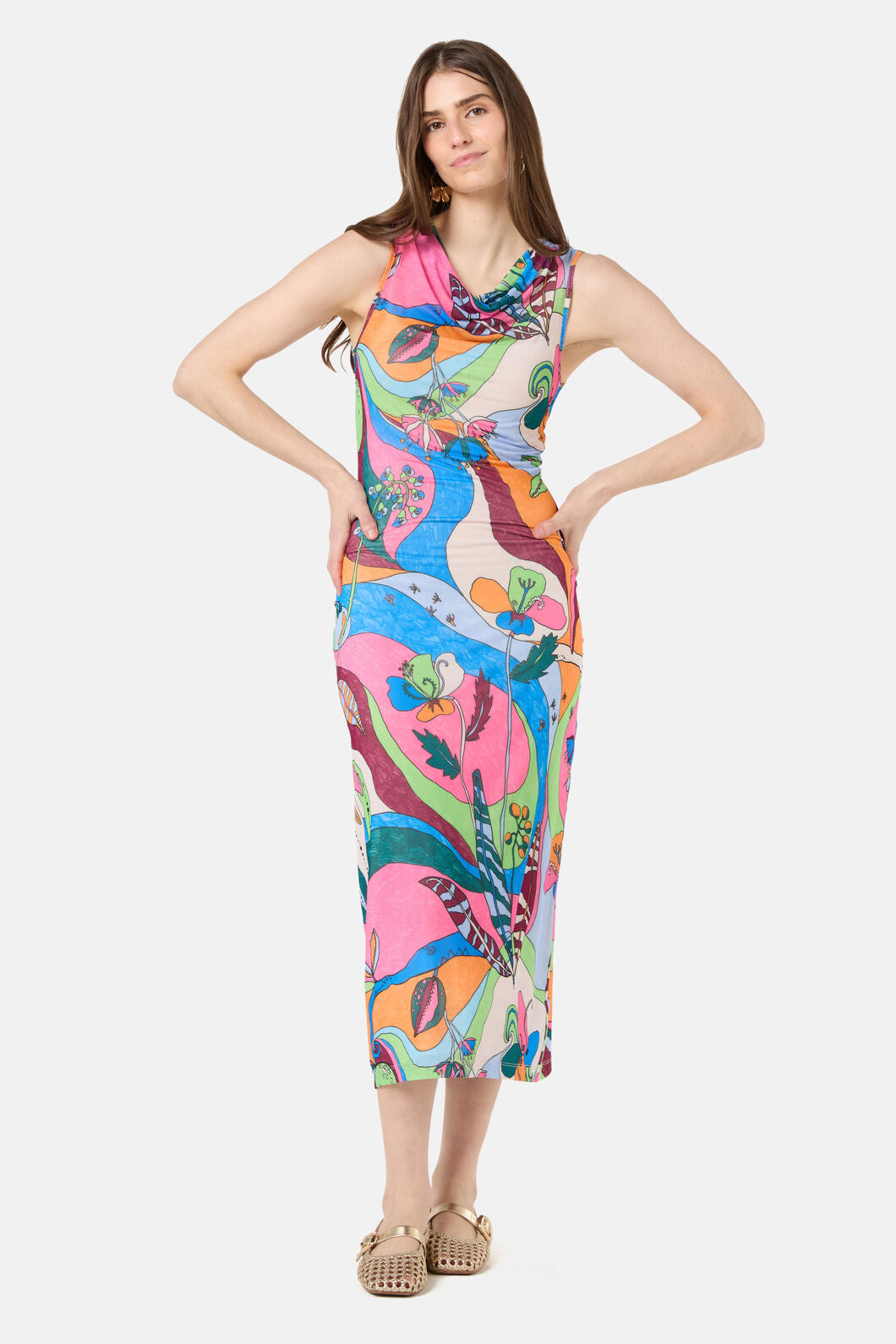 Gorman - Flora Aurora Mesh Dress - print