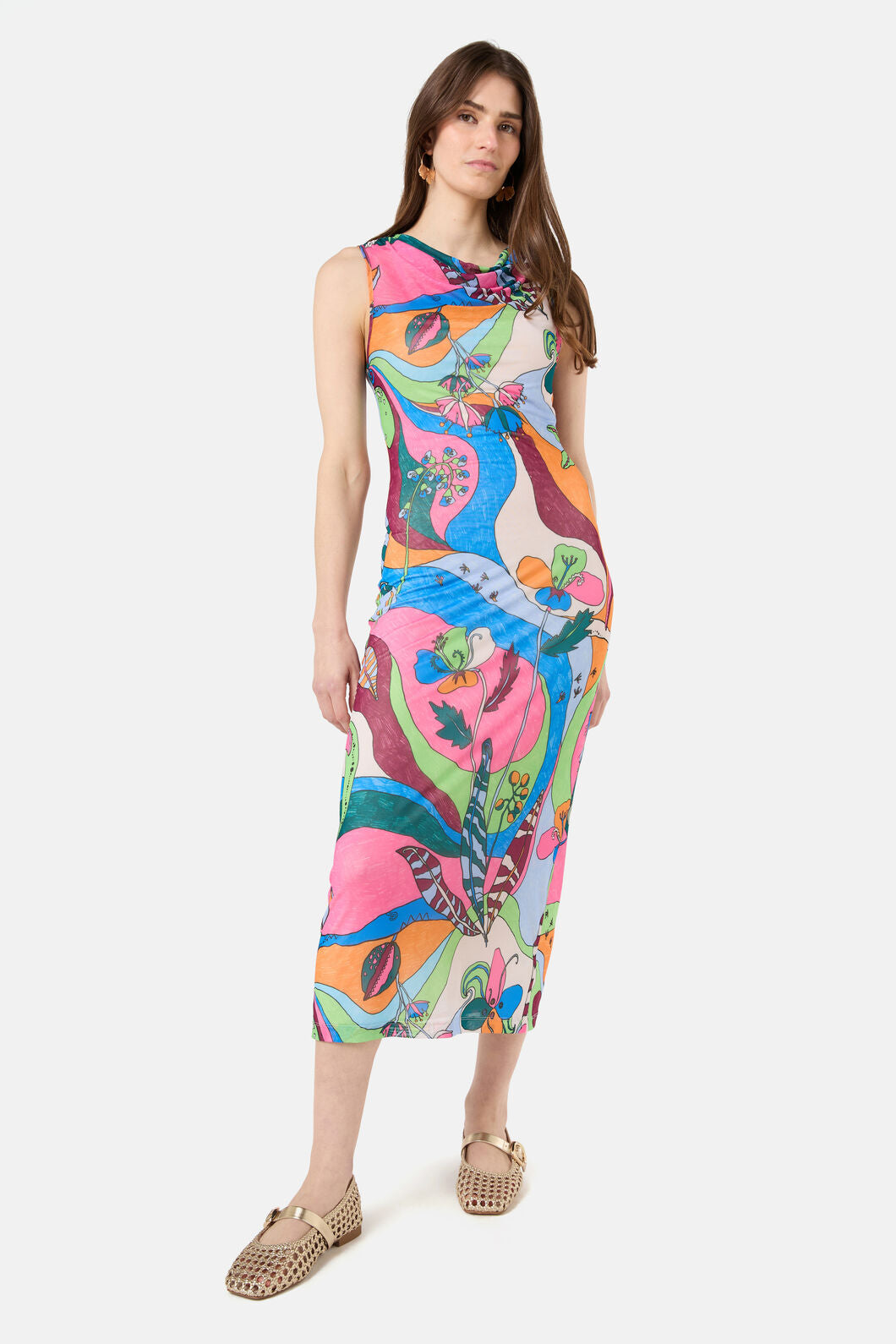 Gorman - Flora Aurora Mesh Dress - print
