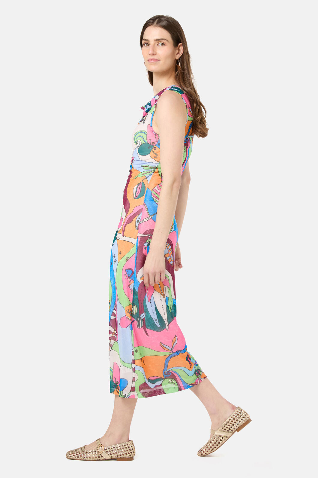 Gorman - Flora Aurora Mesh Dress - print