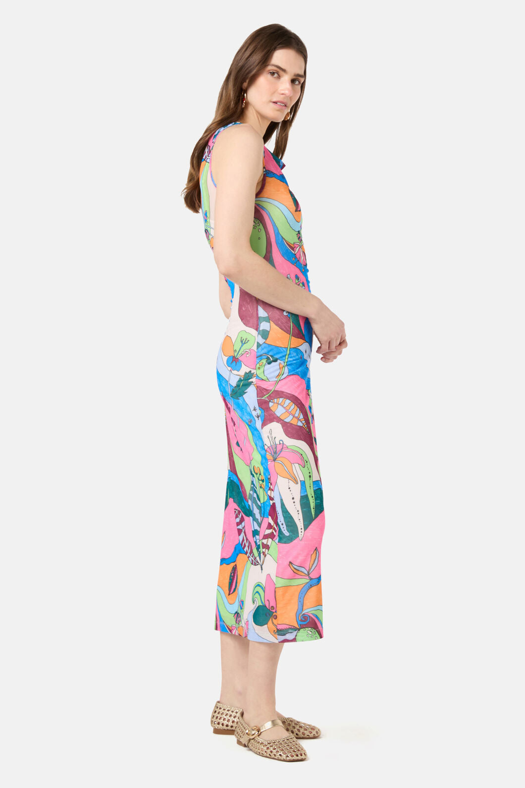 Gorman - Flora Aurora Mesh Dress - print
