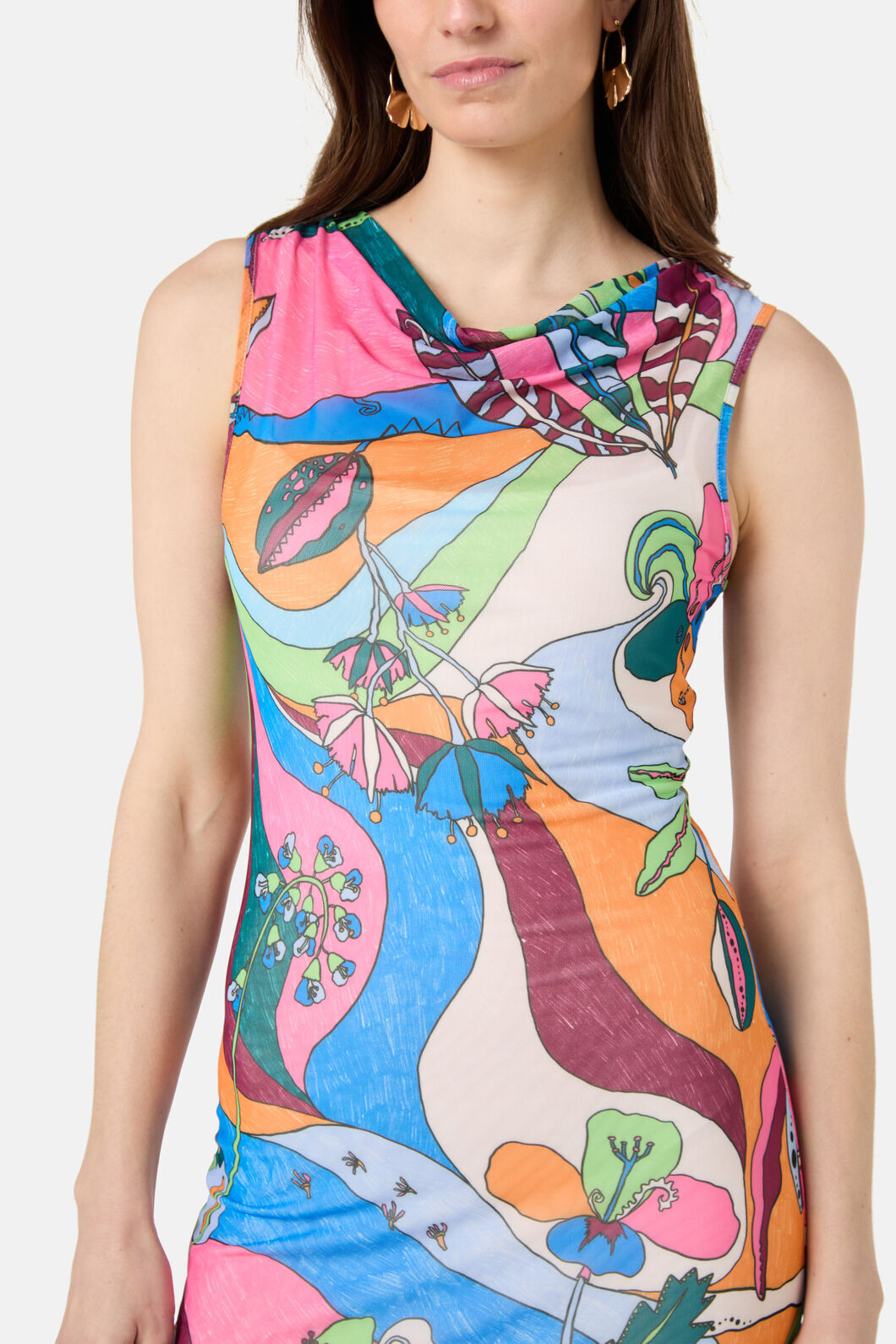 Gorman - Flora Aurora Mesh Dress - print