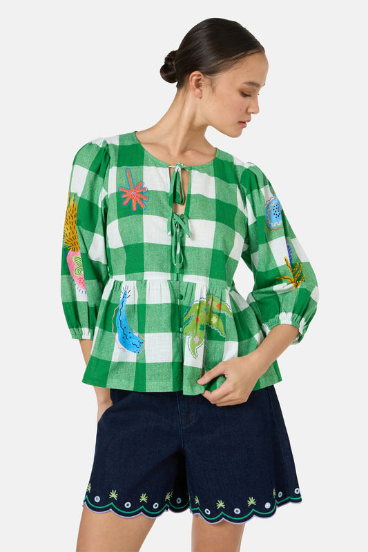 Gorman - Rainforest Diaries Blouse - check