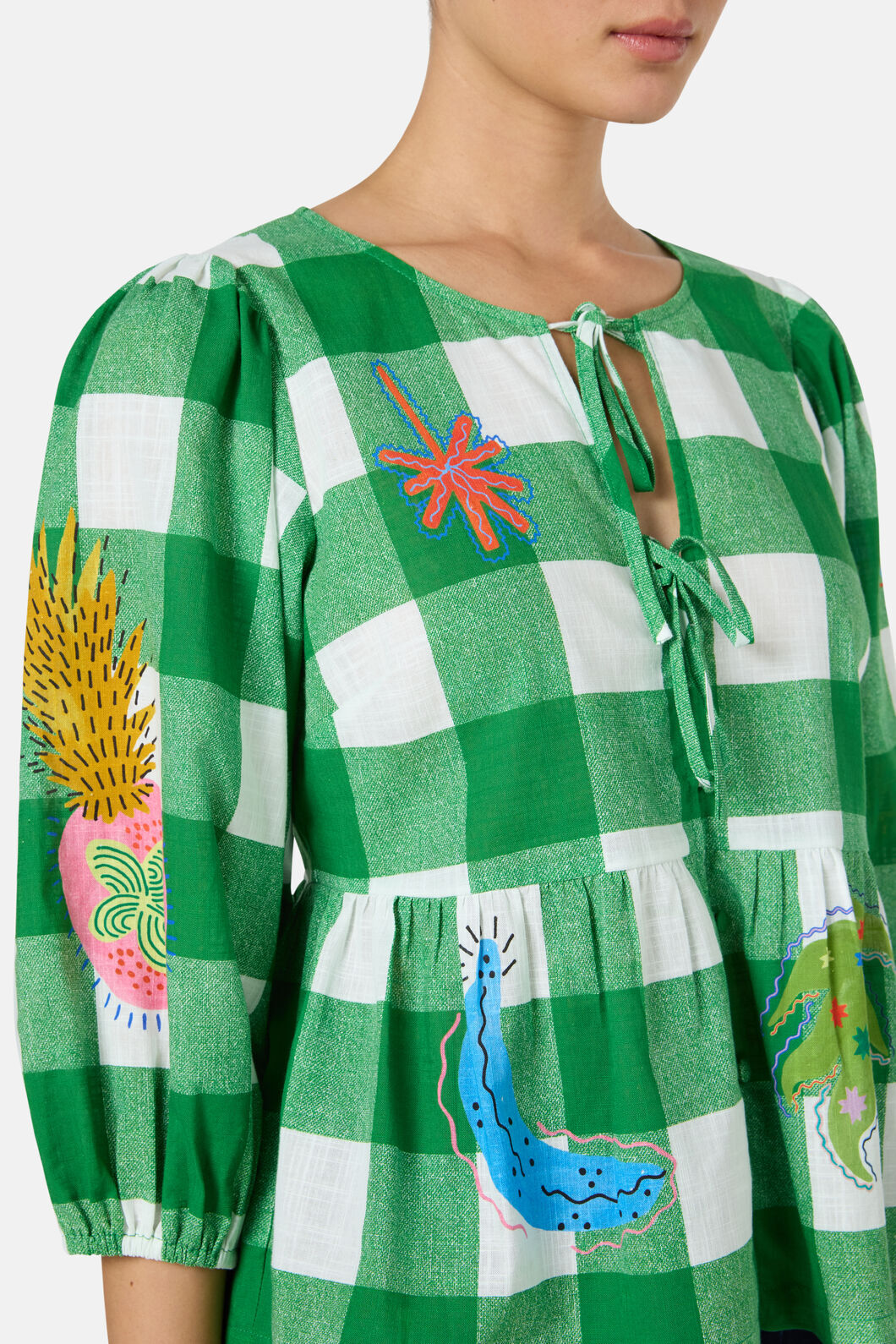 Gorman - Rainforest Diaries Blouse - check