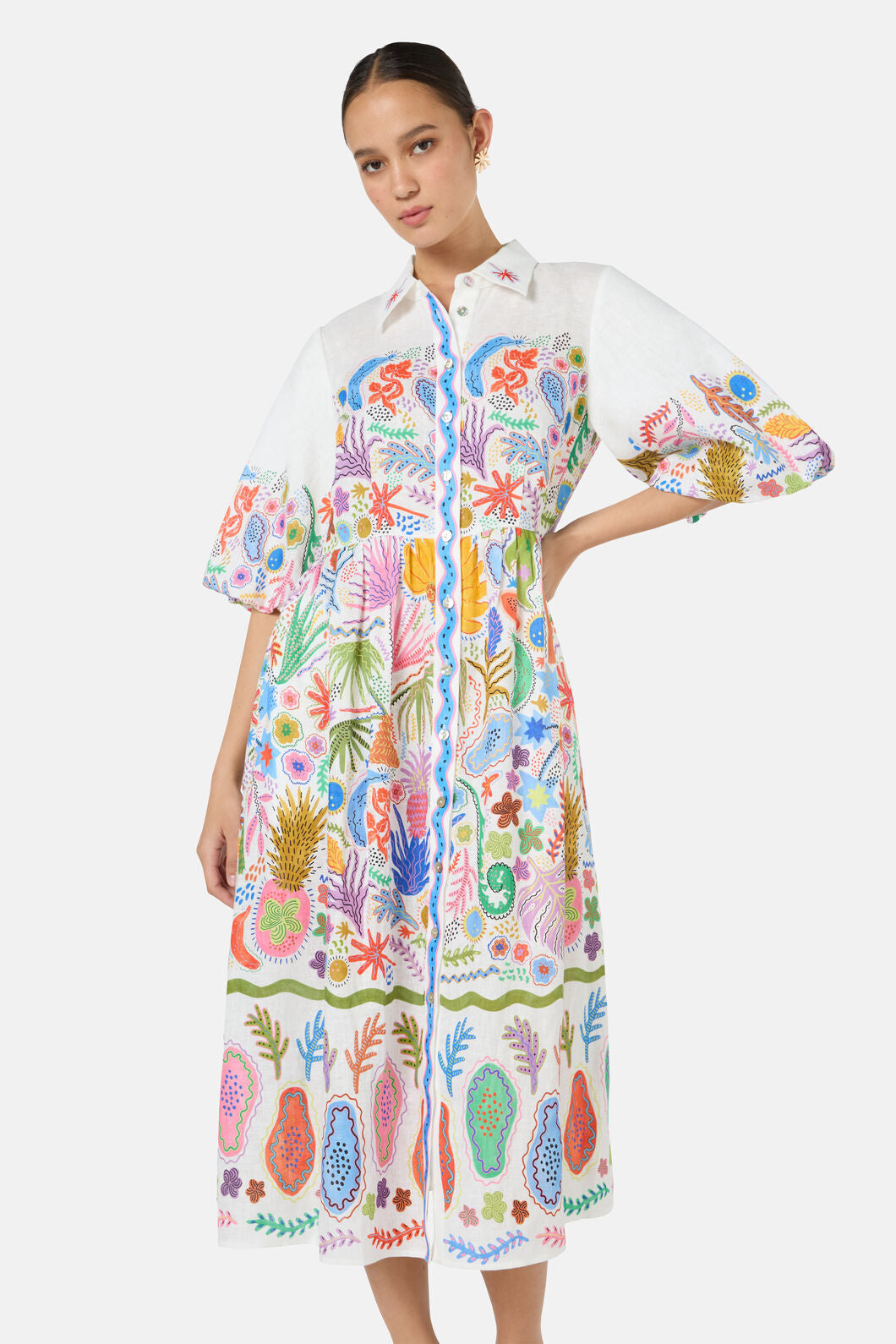 Gorman - Rainforest Diaries Long Dress - print