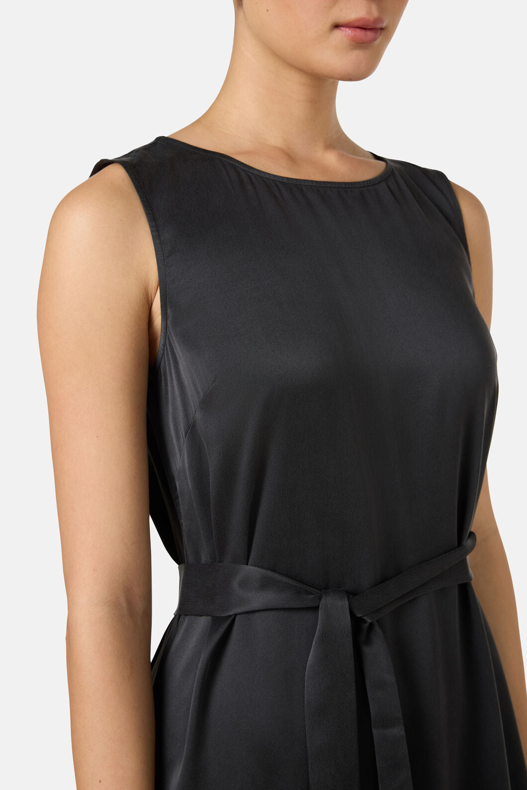 Gorman - Kirby Sandwashed Silk Dress - black