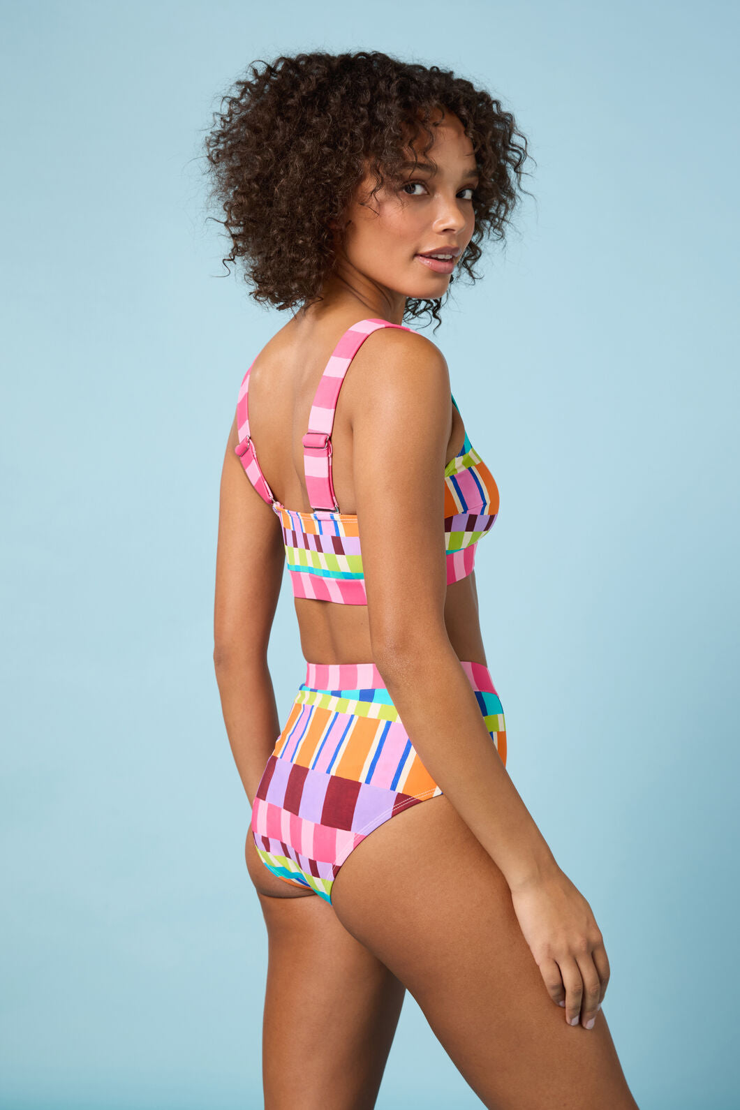 Gorman - Holiday Stripe Bikini Bottom - print