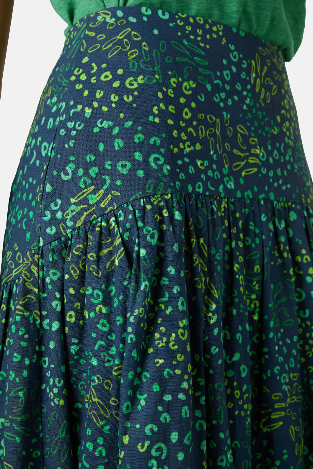 Gorman - Tree Fern Print Midi Skirt - print