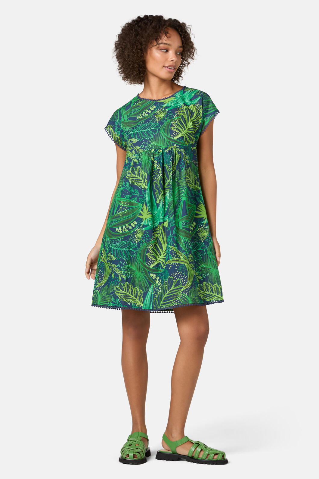 Gorman - Tree Fern Print Bungalow Dress - print