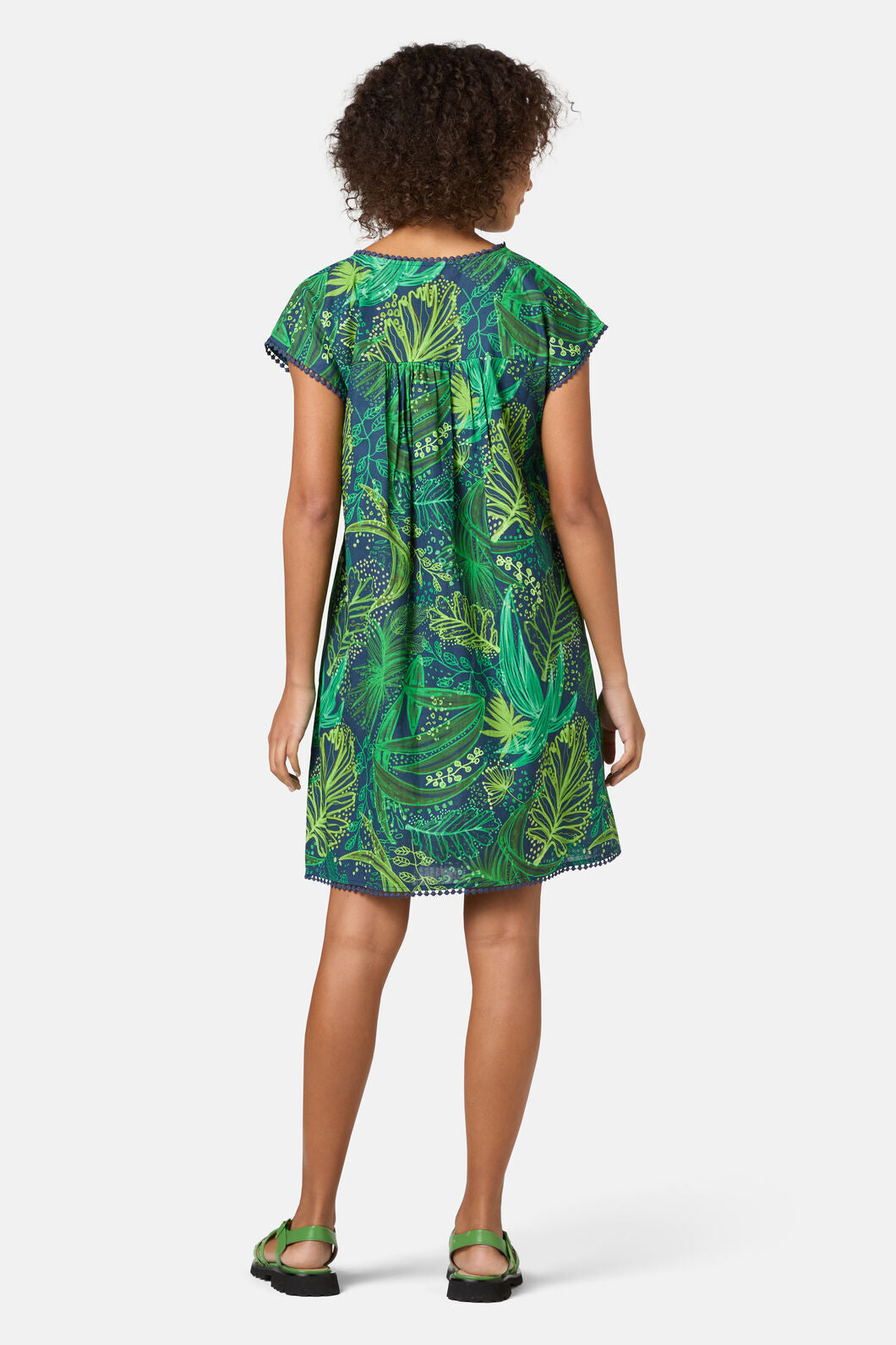 Gorman - Tree Fern Print Bungalow Dress - print