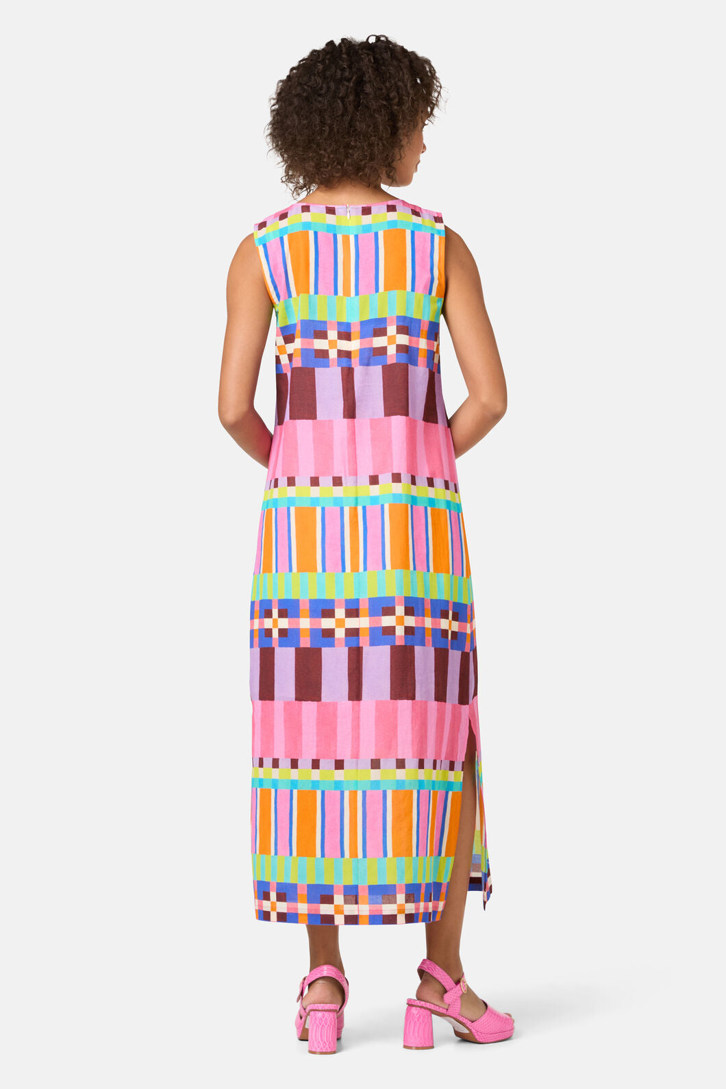 Gorman - Holiday Stripe Long Dress - print