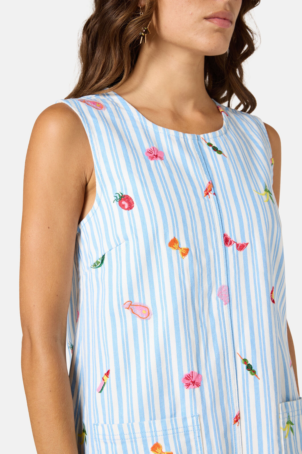 Gorman - Antipasto Print Denim Dress - multi