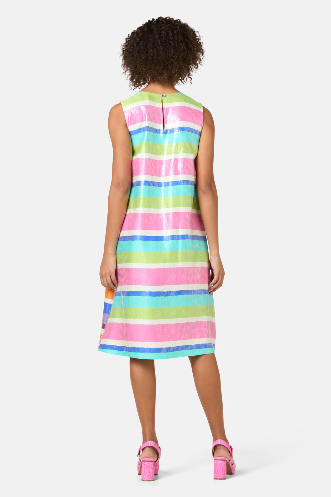 Gorman - Holiday Stripe Sequin Dress - print