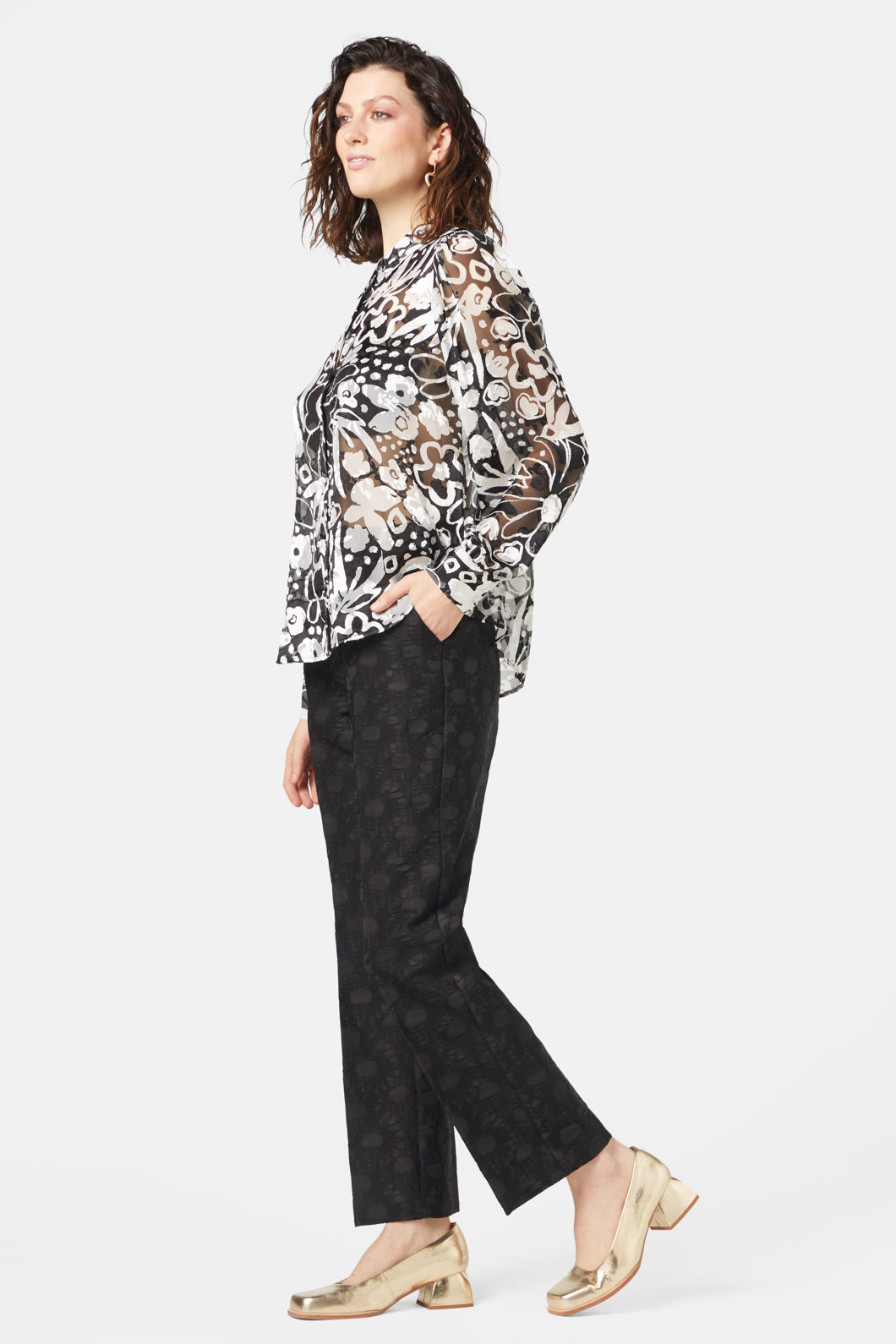 Gorman - Snow Day Frilly Shirt - print