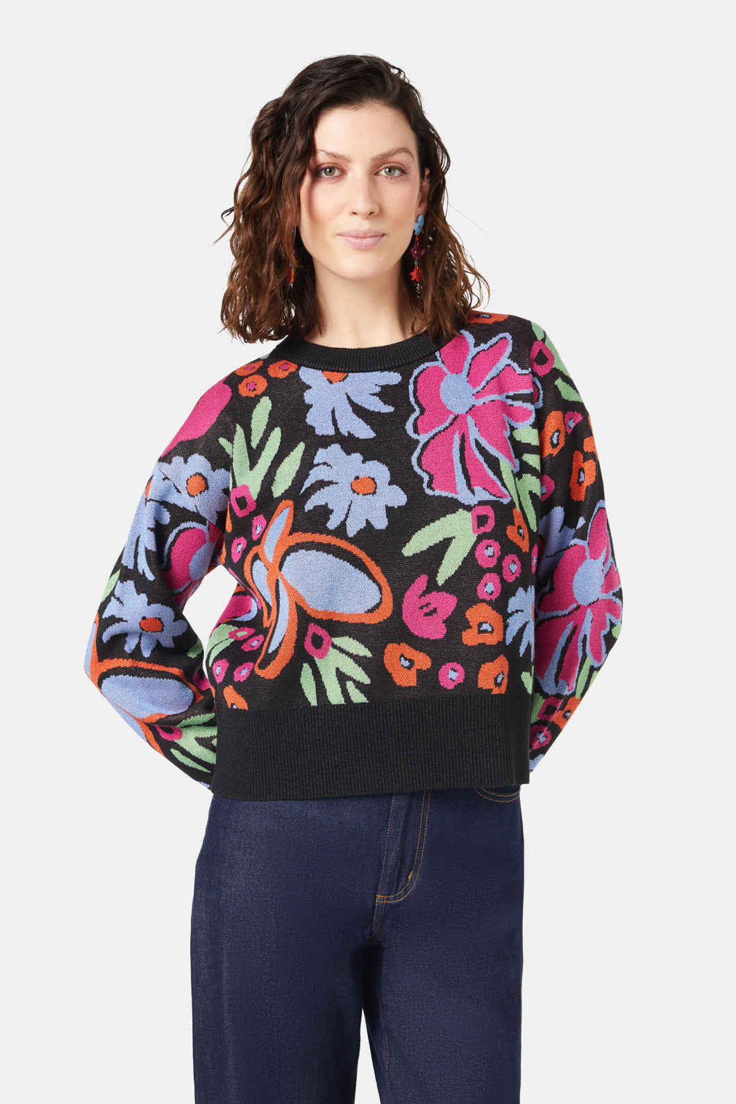 Gorman - Brushed Bouquet Jumper - multi