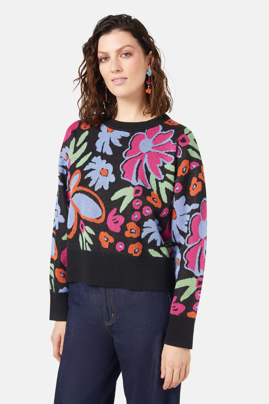Gorman - Brushed Bouquet Jumper - multi