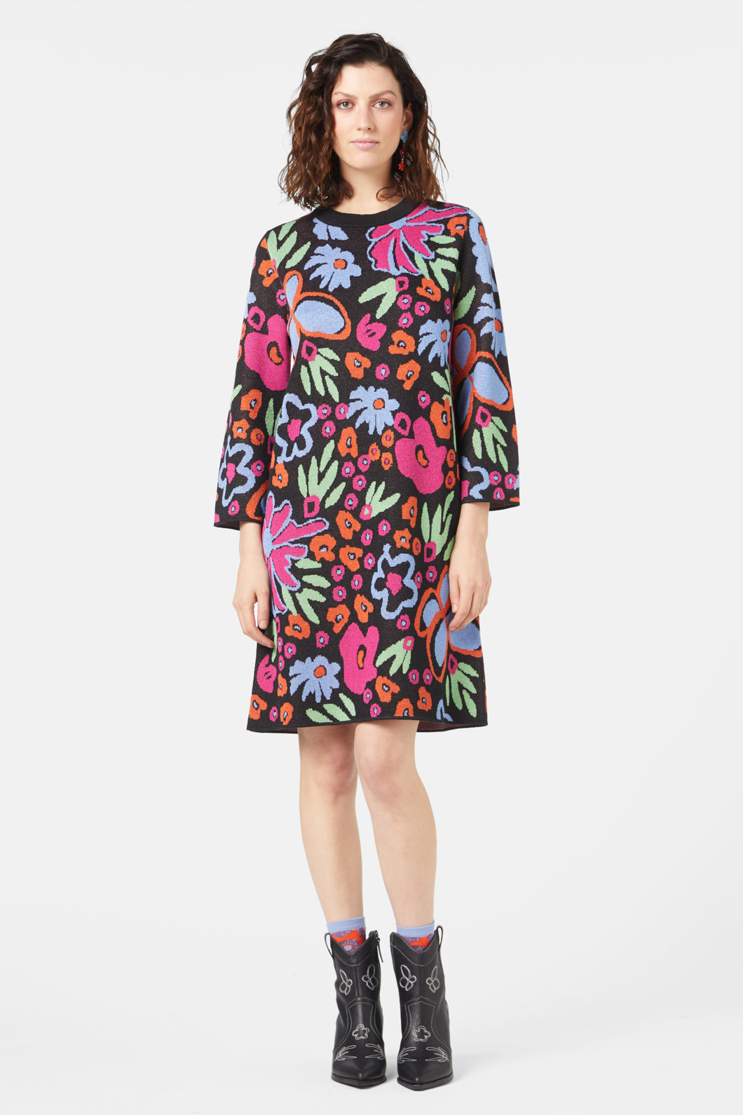 Gorman - Brushed Bouquet Knit Dress - multi