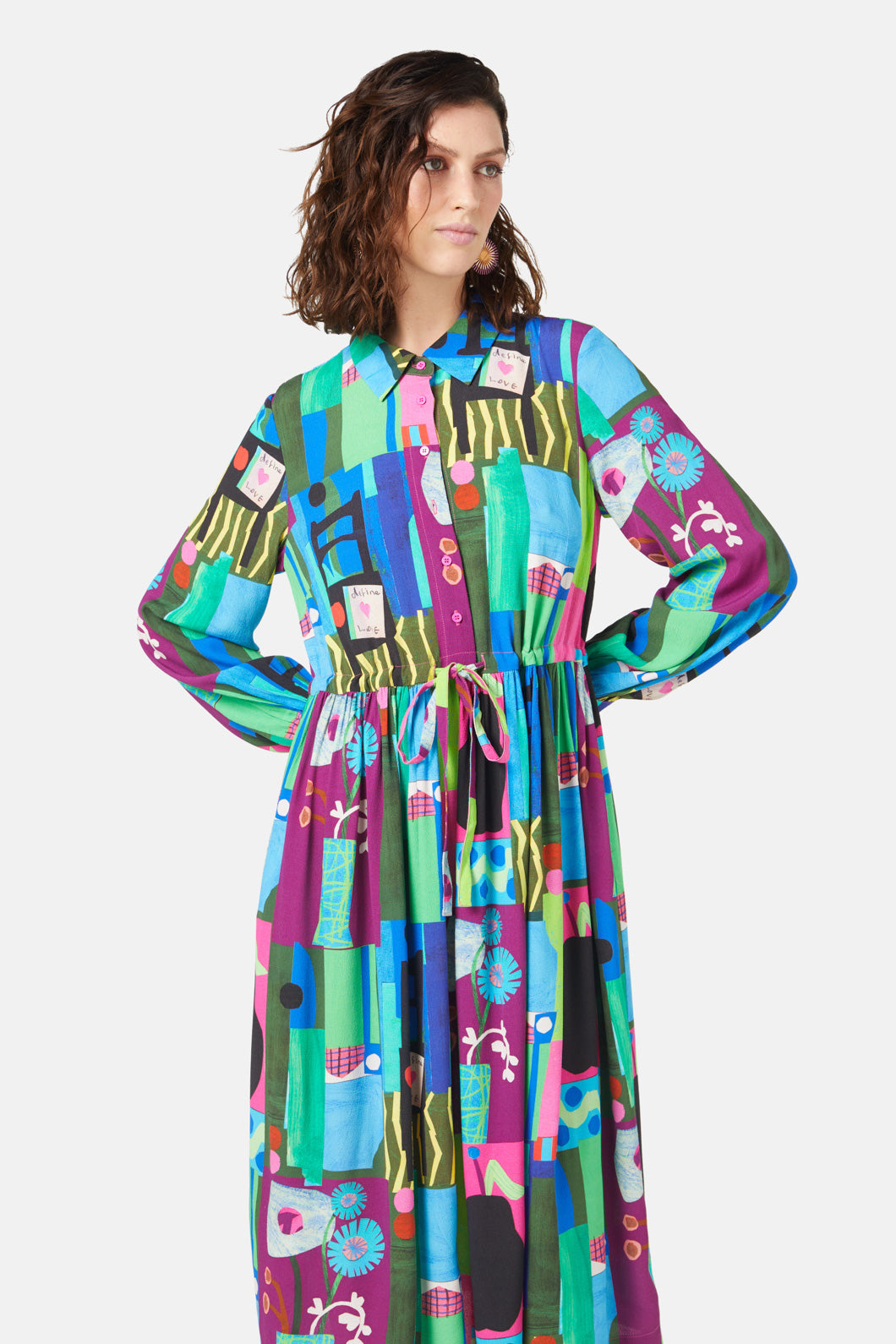 Gorman - Collage Notes Dress - print