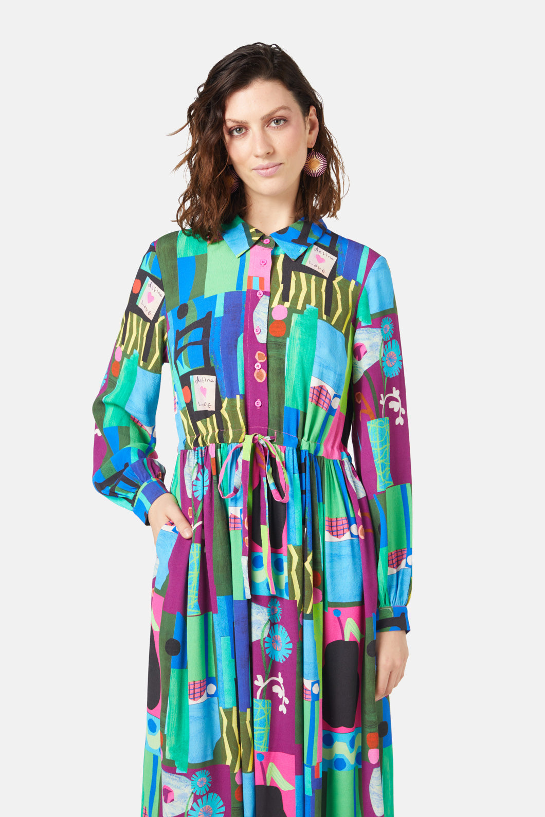 Gorman - Collage Notes Dress - print