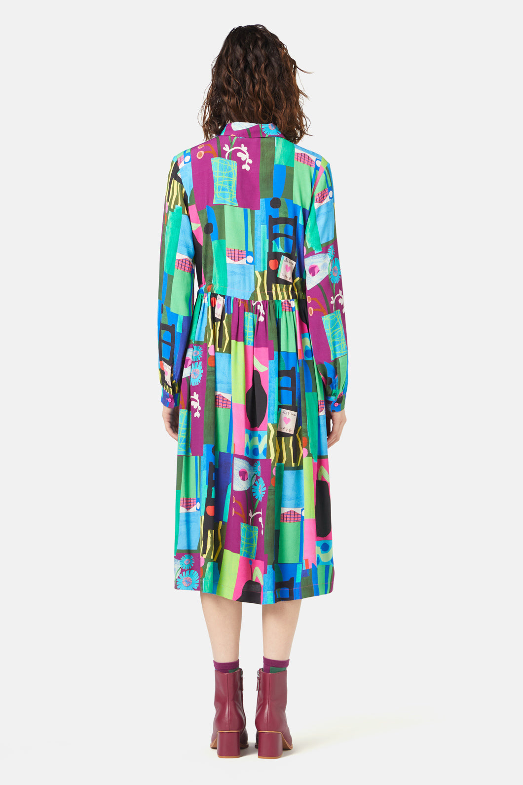 Gorman - Collage Notes Dress - print