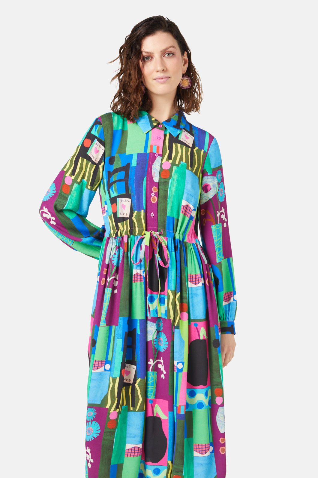 Gorman - Collage Notes Dress - print