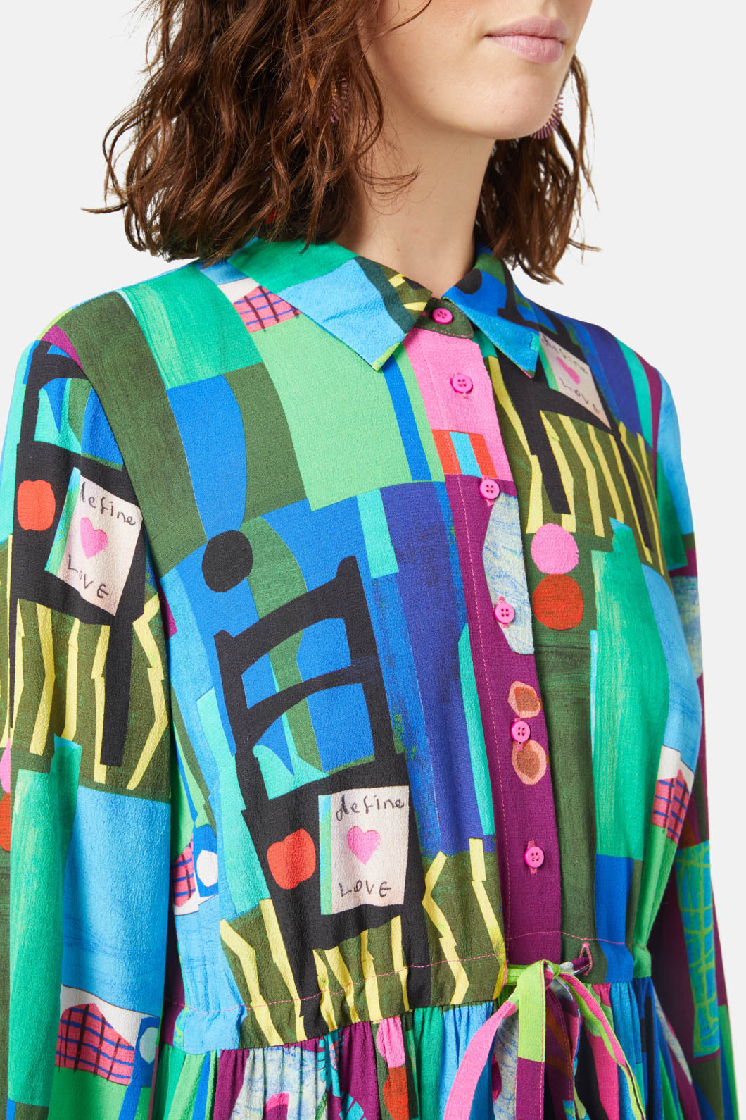 Gorman - Collage Notes Dress - print