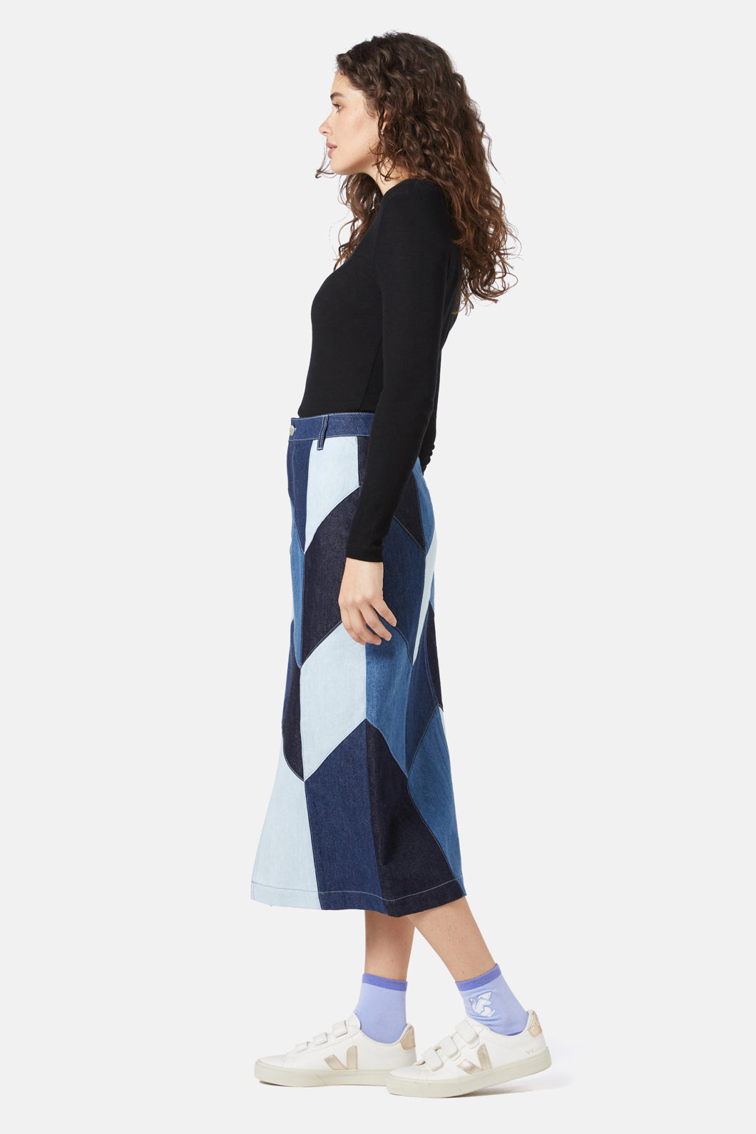 Gorman - Dallas Spliced Denim Skirt - denim