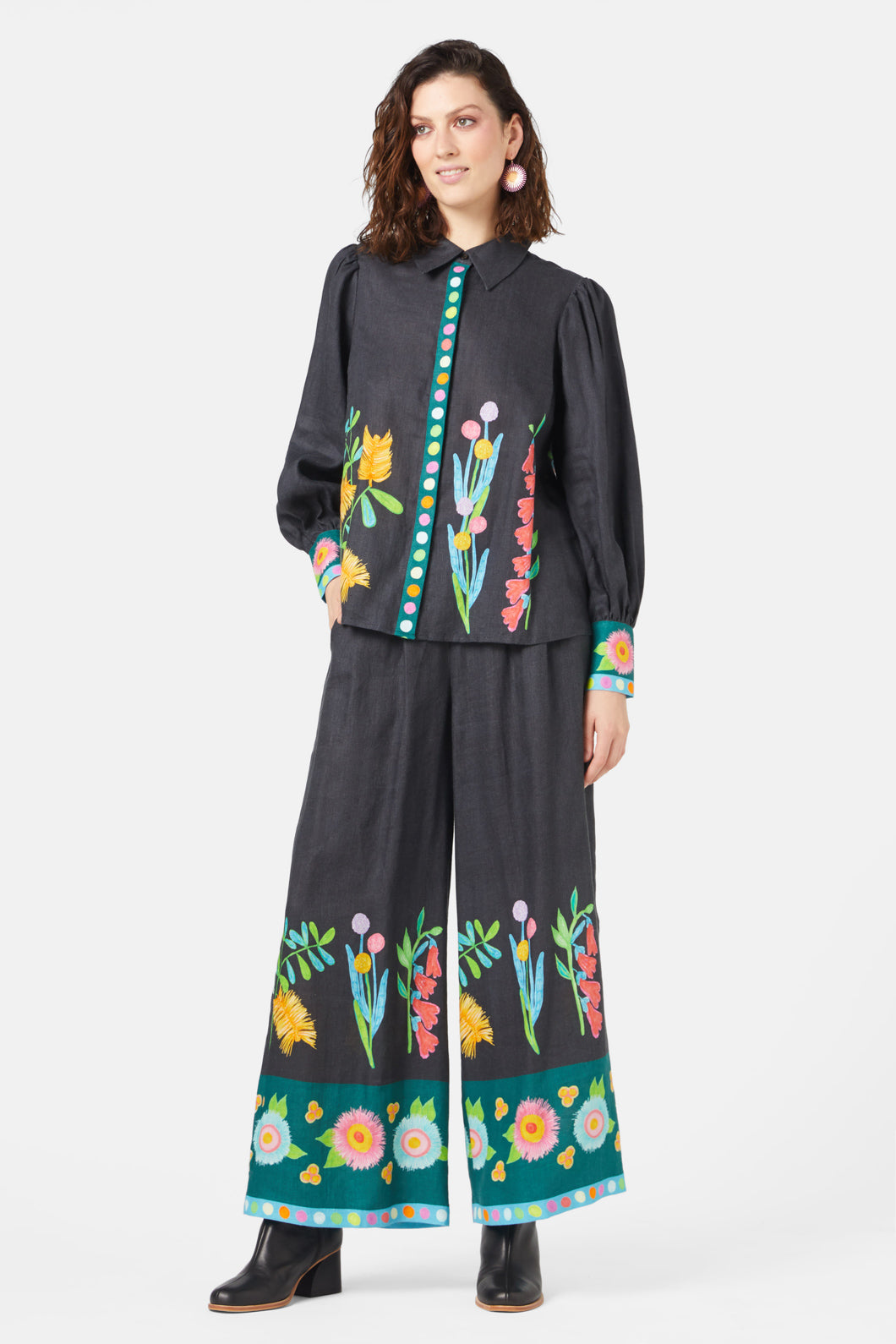 Gorman - Winter Waratah Pant - print