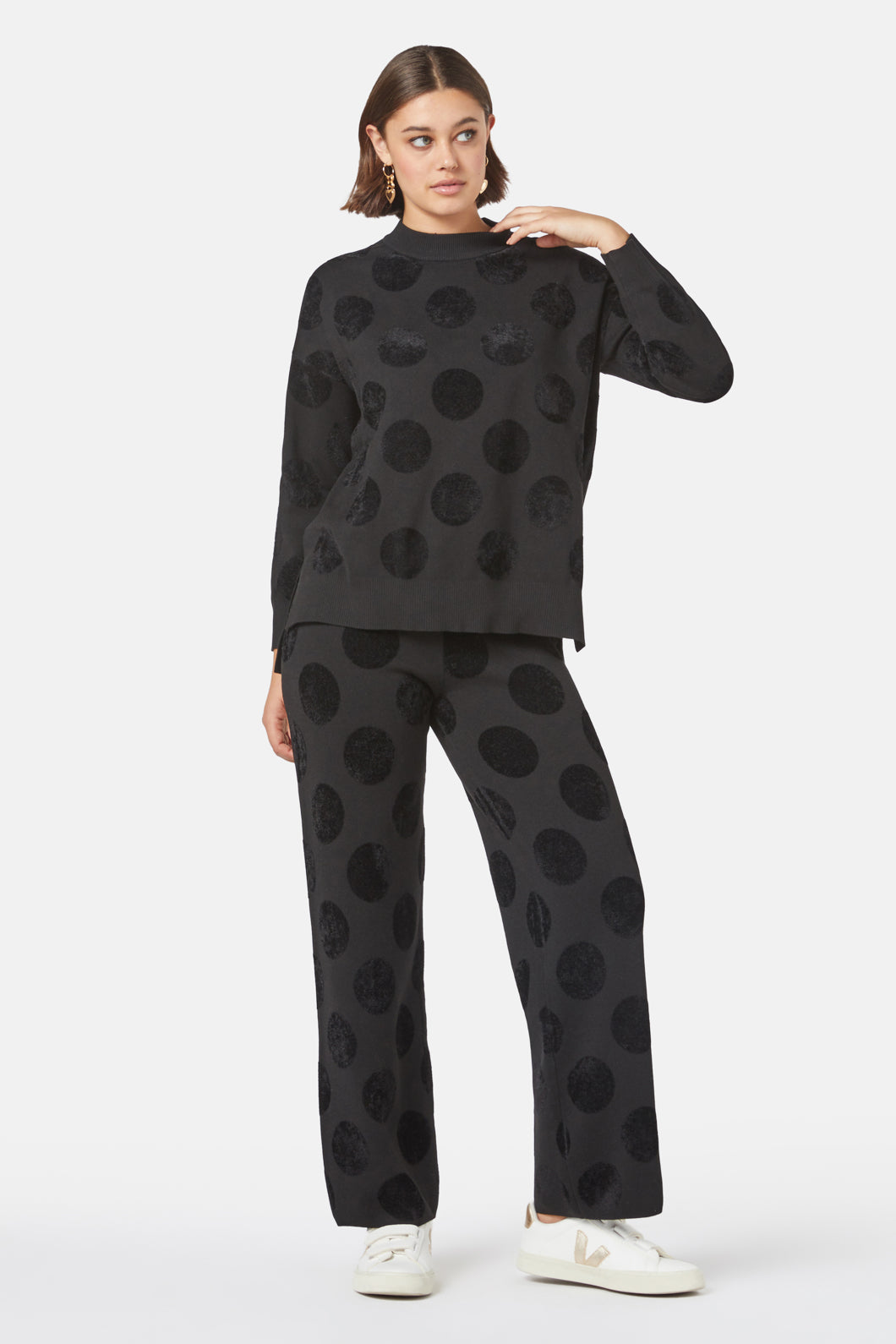 Gorman - On The Spot Knit Pant - black