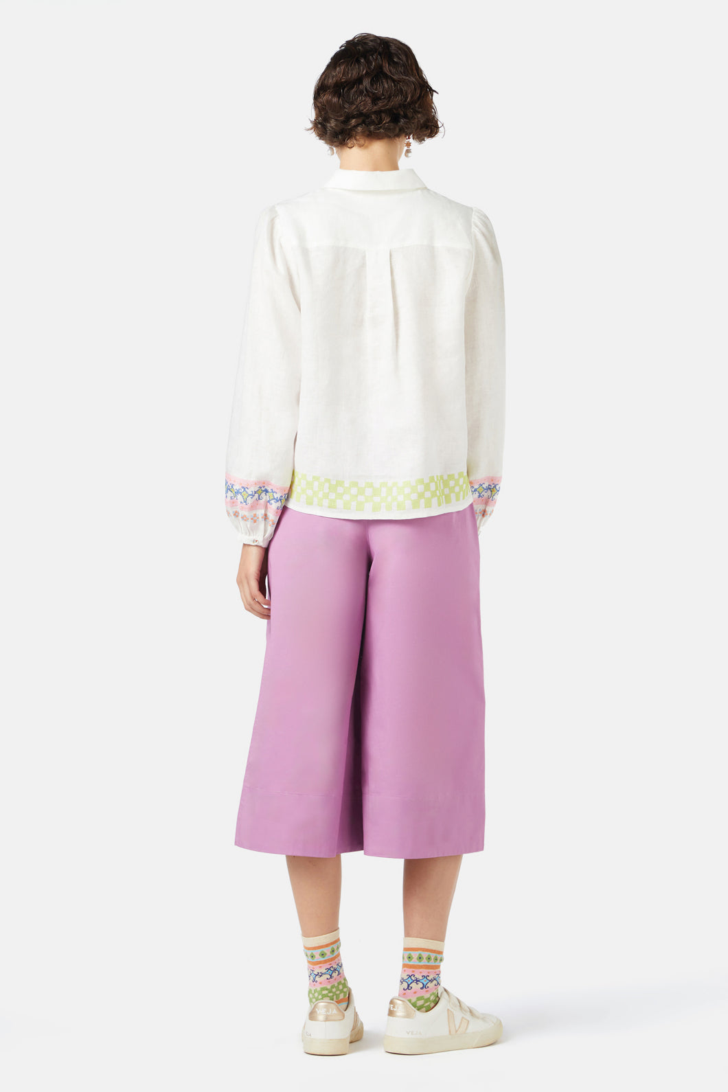 Gorman - Stained Glass Embroidered Shirt - white