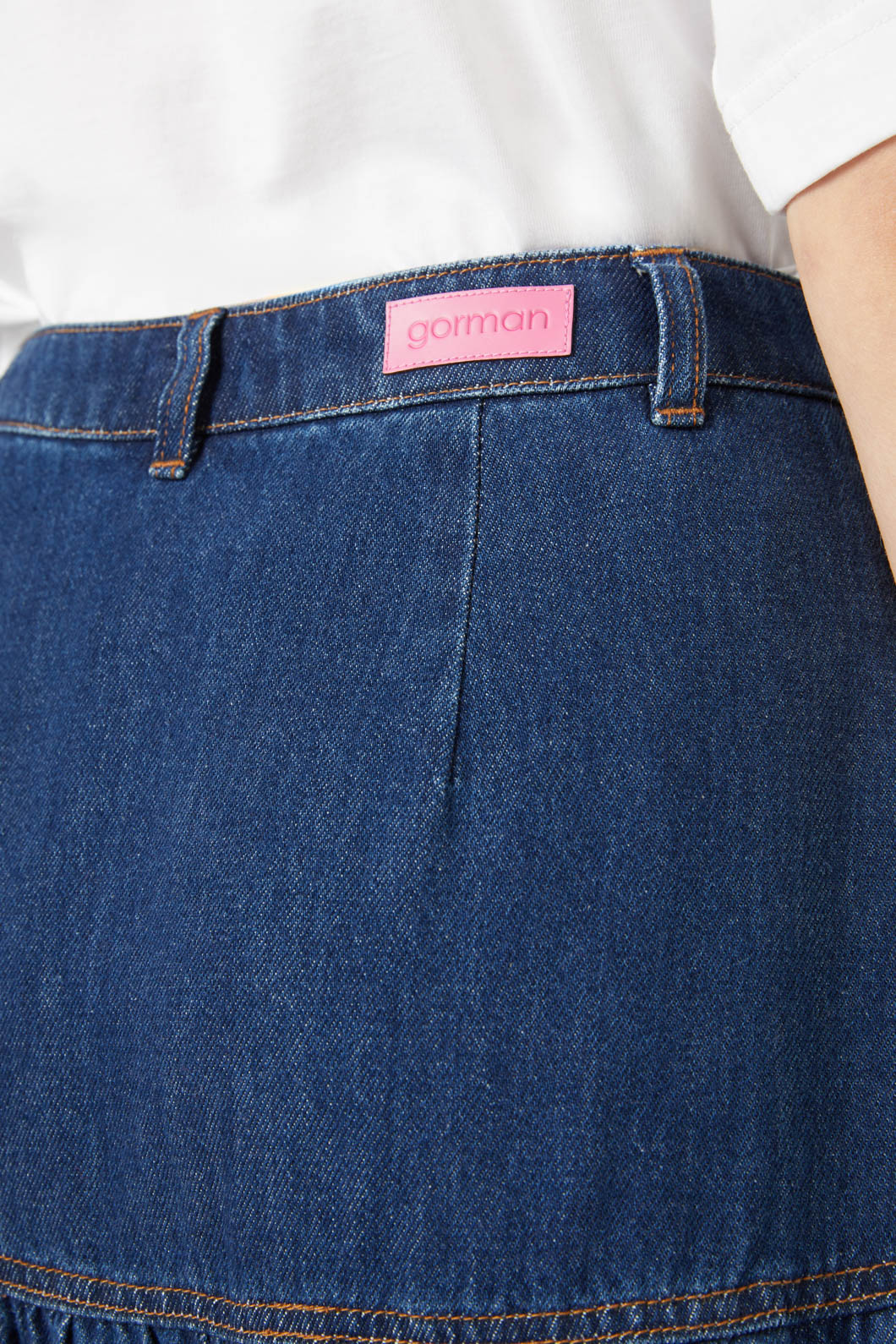 Gorman - Taylah Denim Skirt - mid-blue