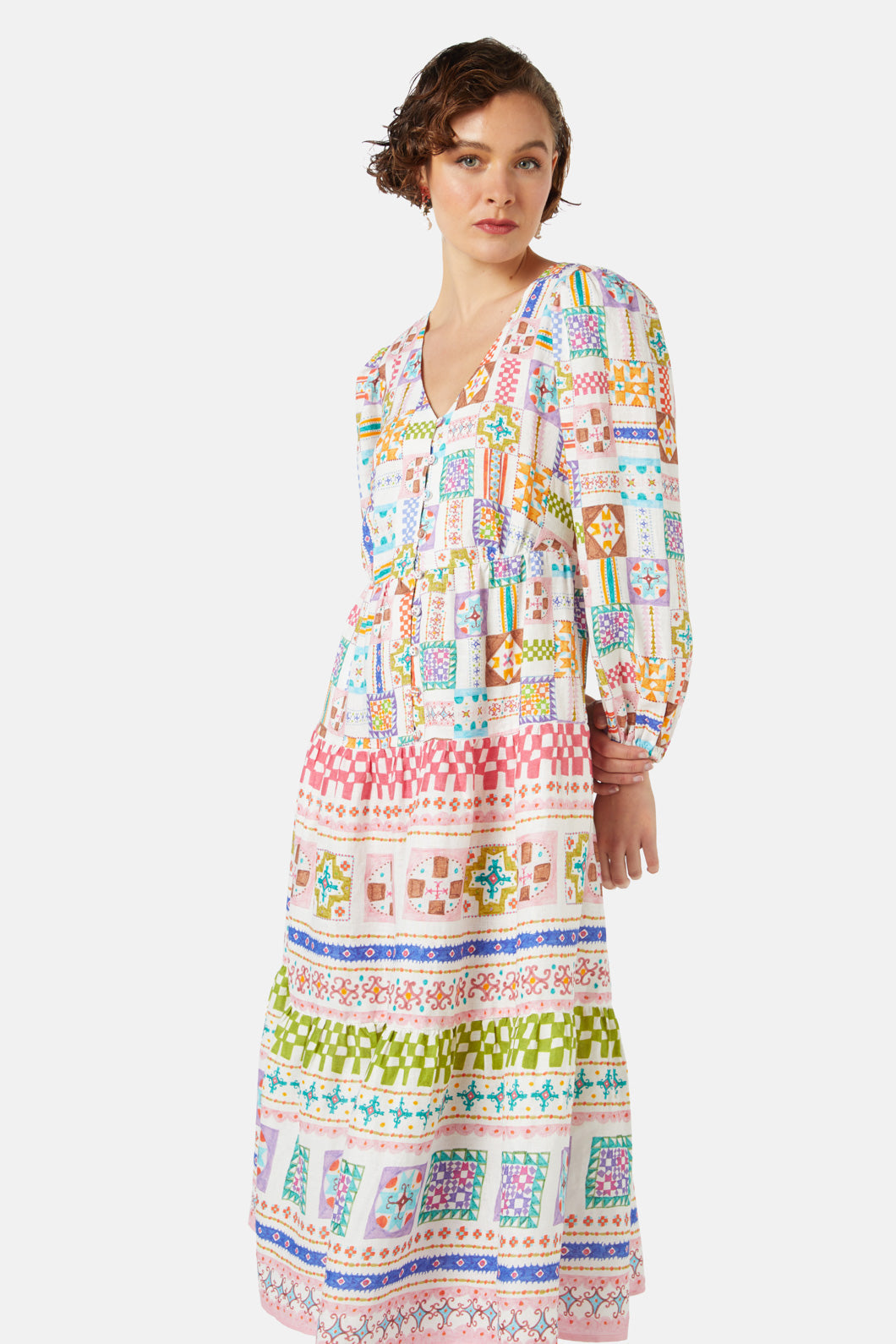 Gorman - Stained Glass Tiered Dress - print