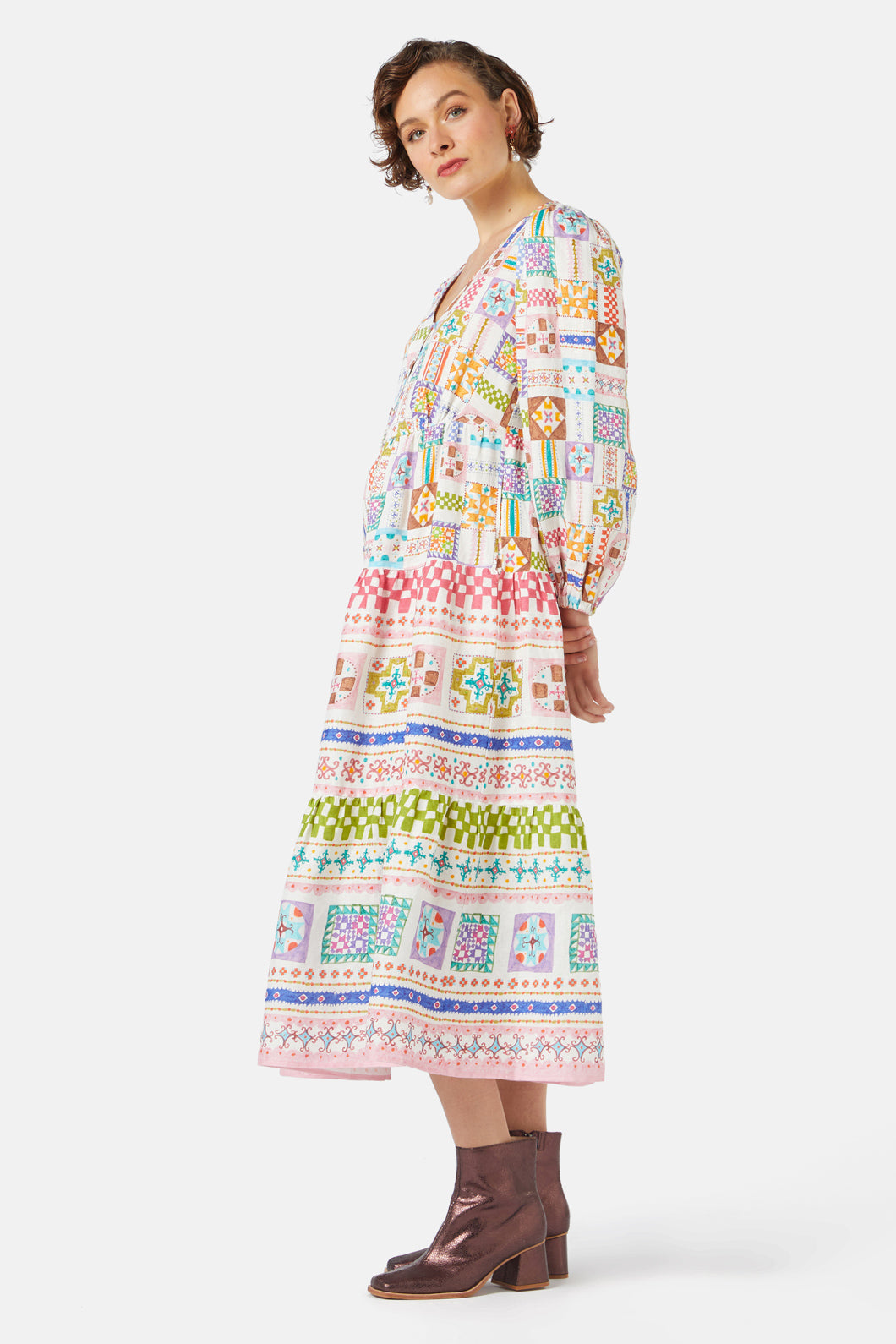 Gorman - Stained Glass Tiered Dress - print